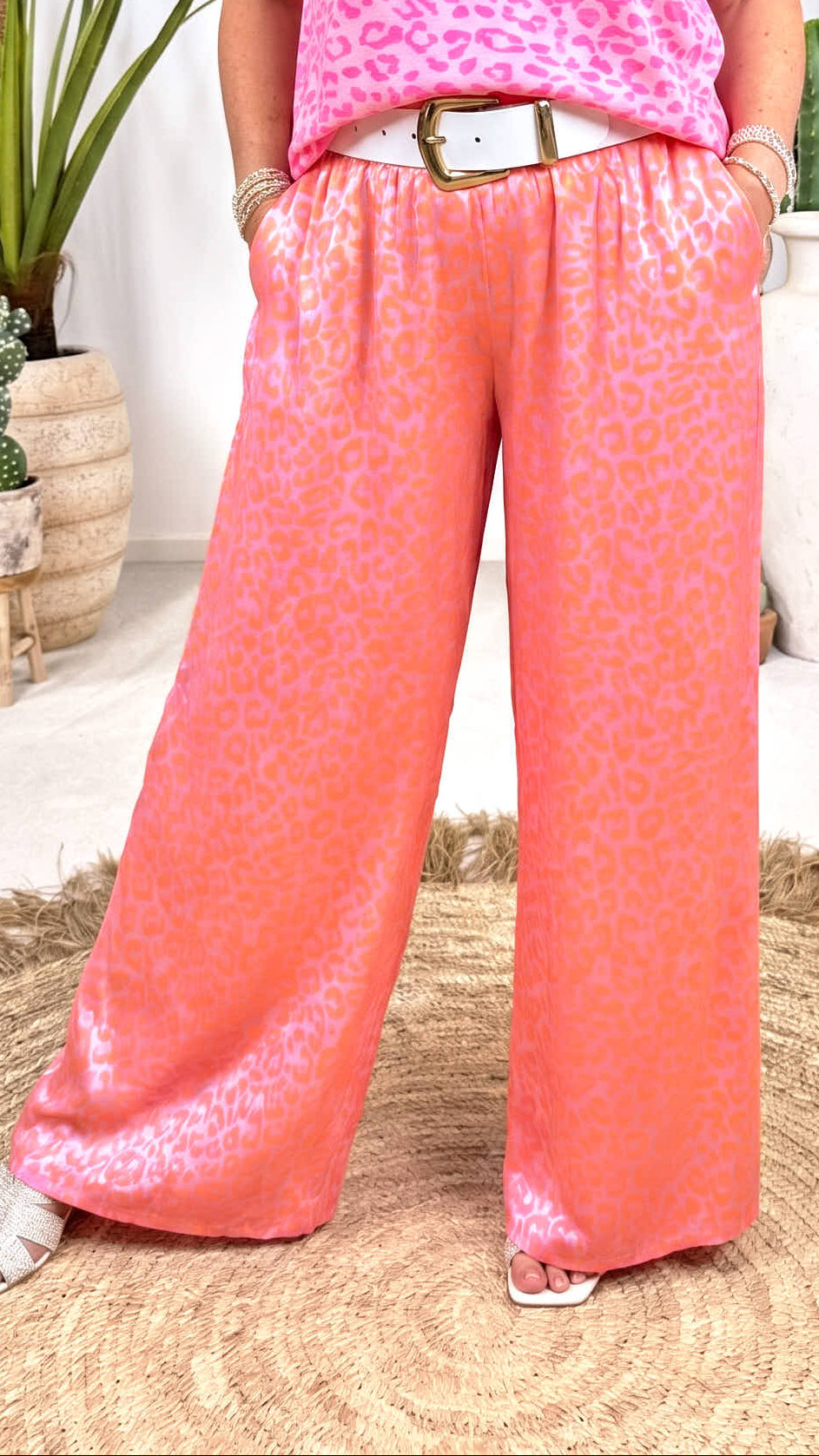 Weite Hose Neon Safari *Orange*