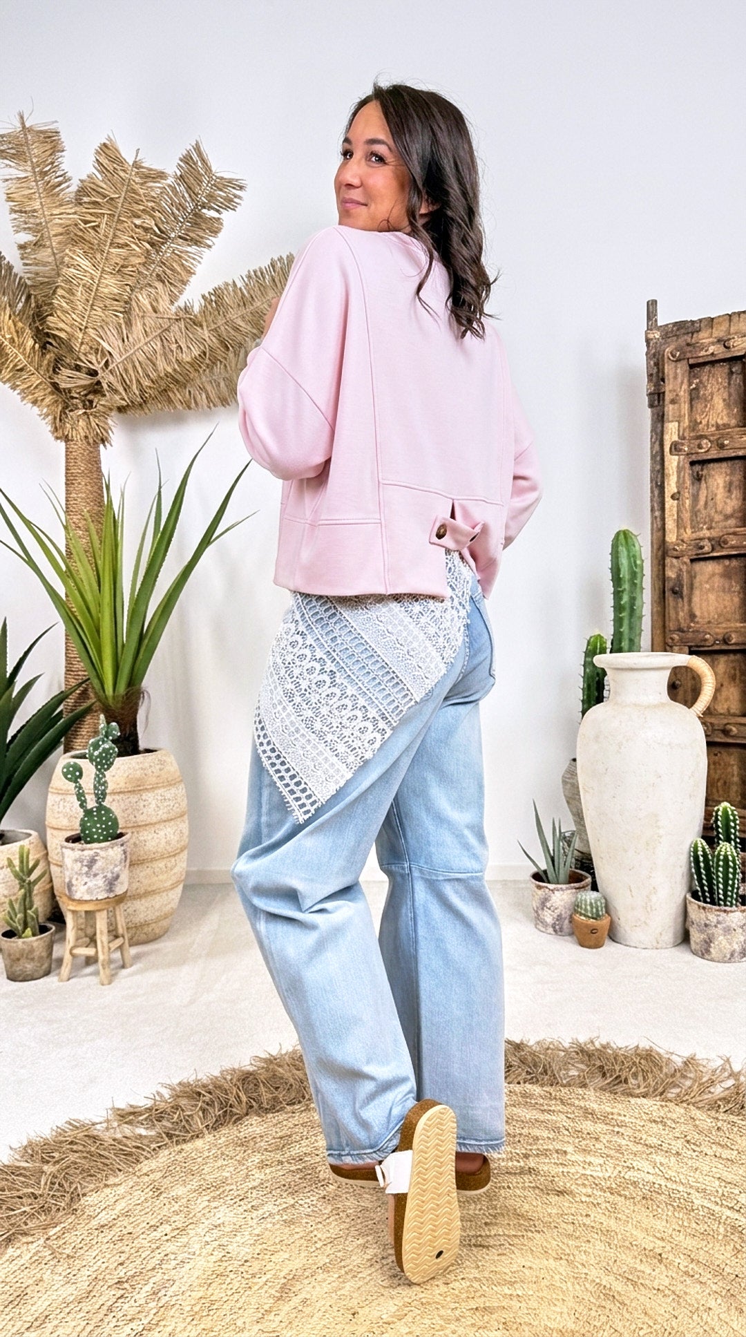 Sweatshirt Modern Line *Rosa*