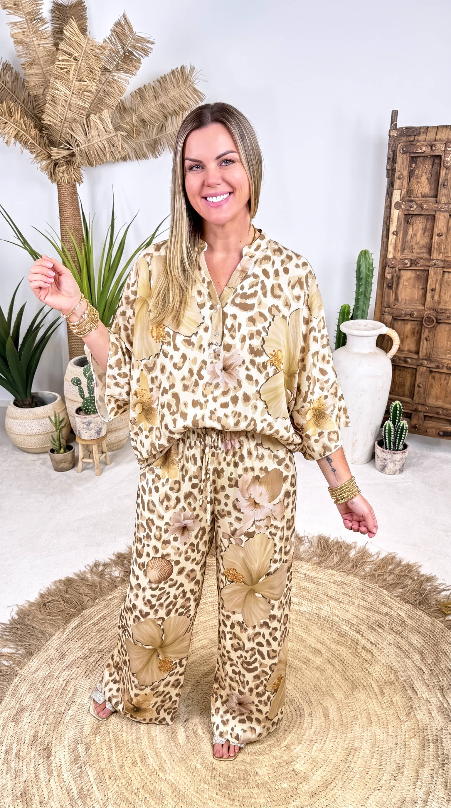 Bluse Safari Kiss