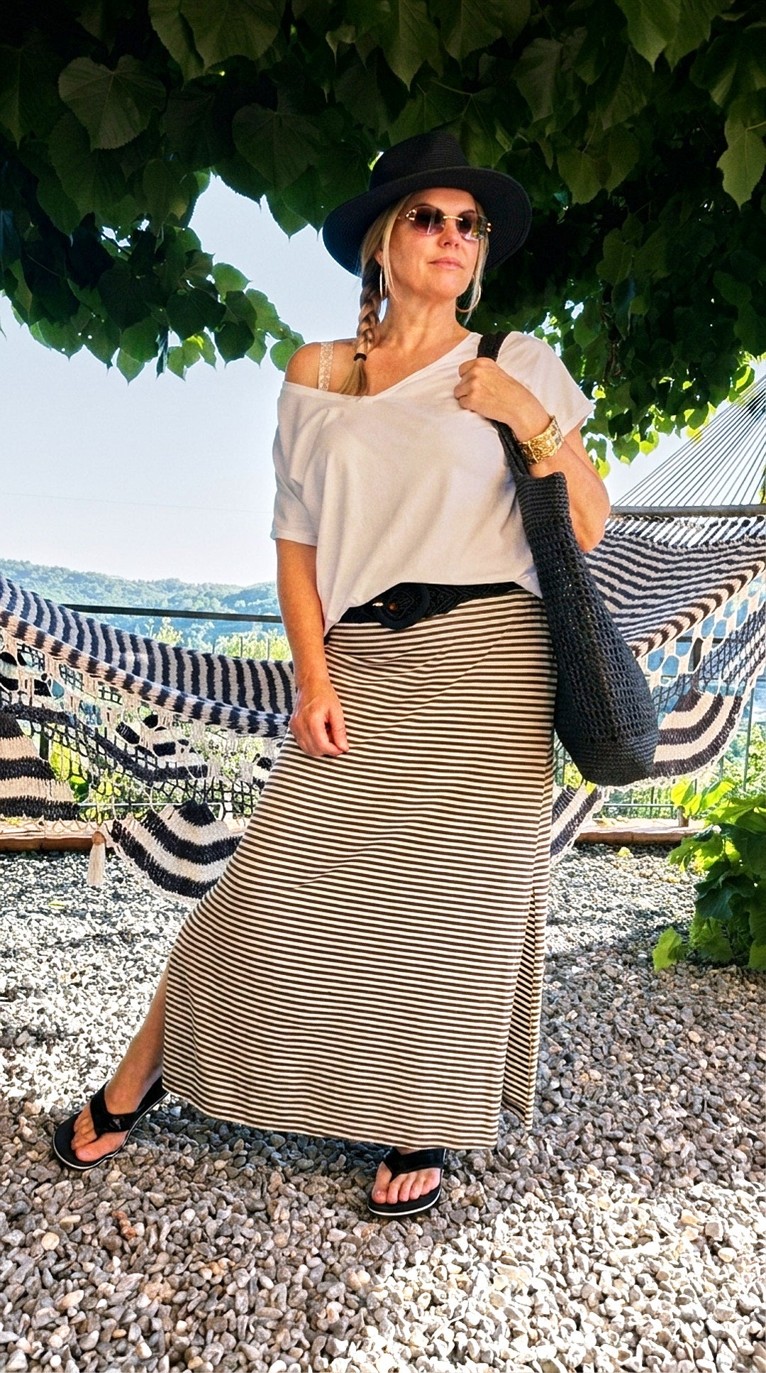 Langer Rock Stripe Coast *Beige*