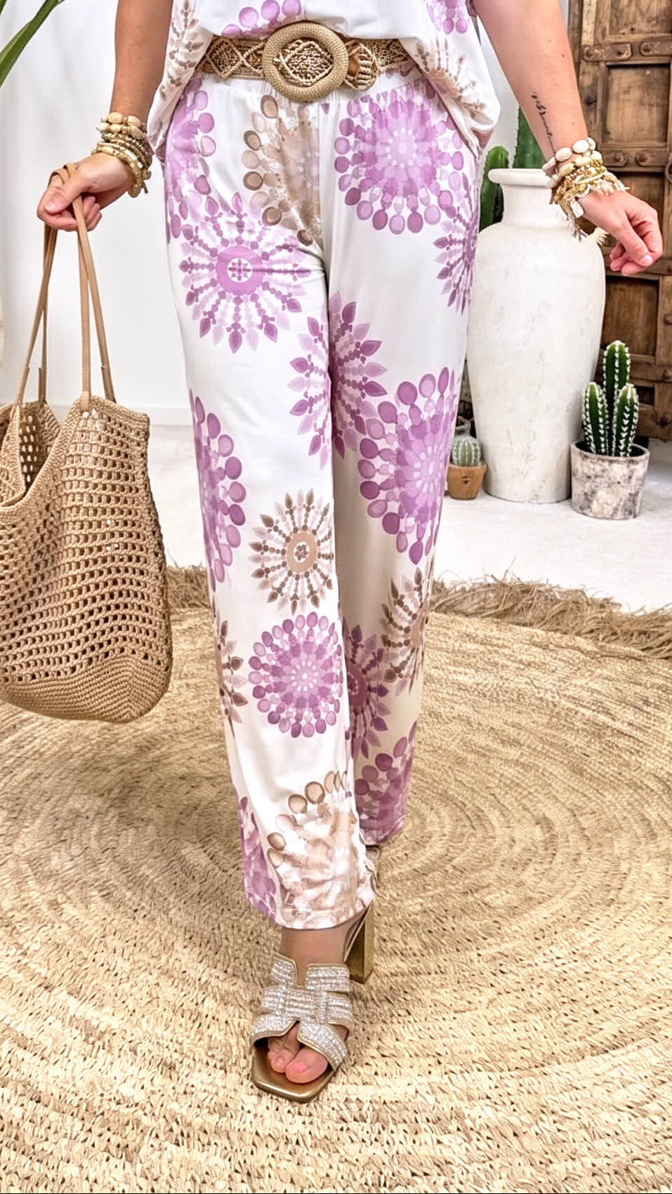Culotte Hose Mandala Reverie *Lila*
