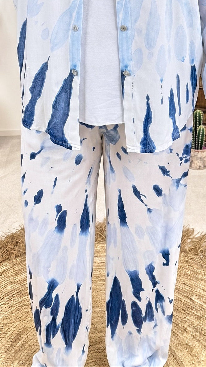 Weite Hose Batik Candy *Blau*