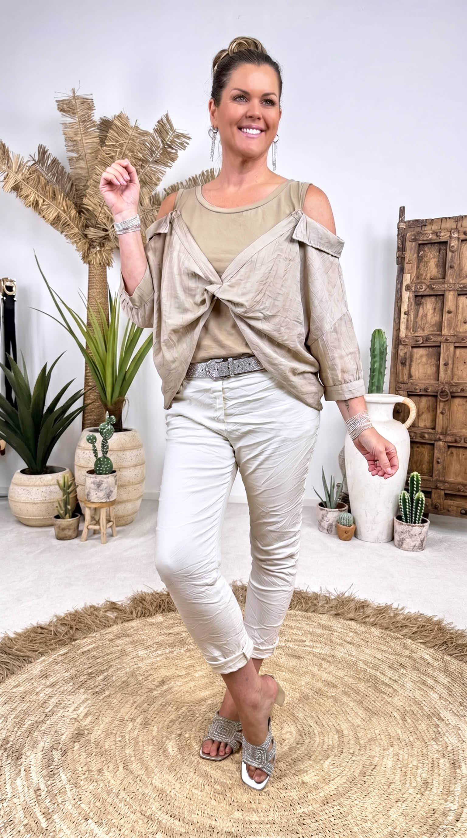 Shirt Hot Twist *Camel*