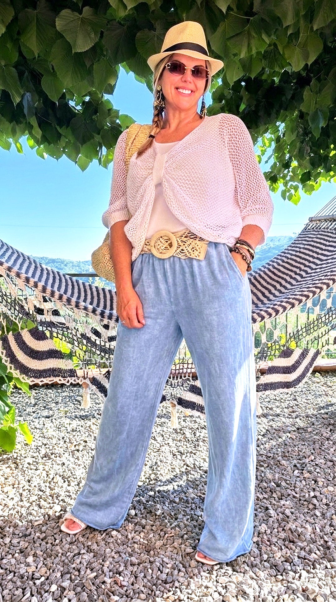 Sweathose Nazaré *Jeansblau*