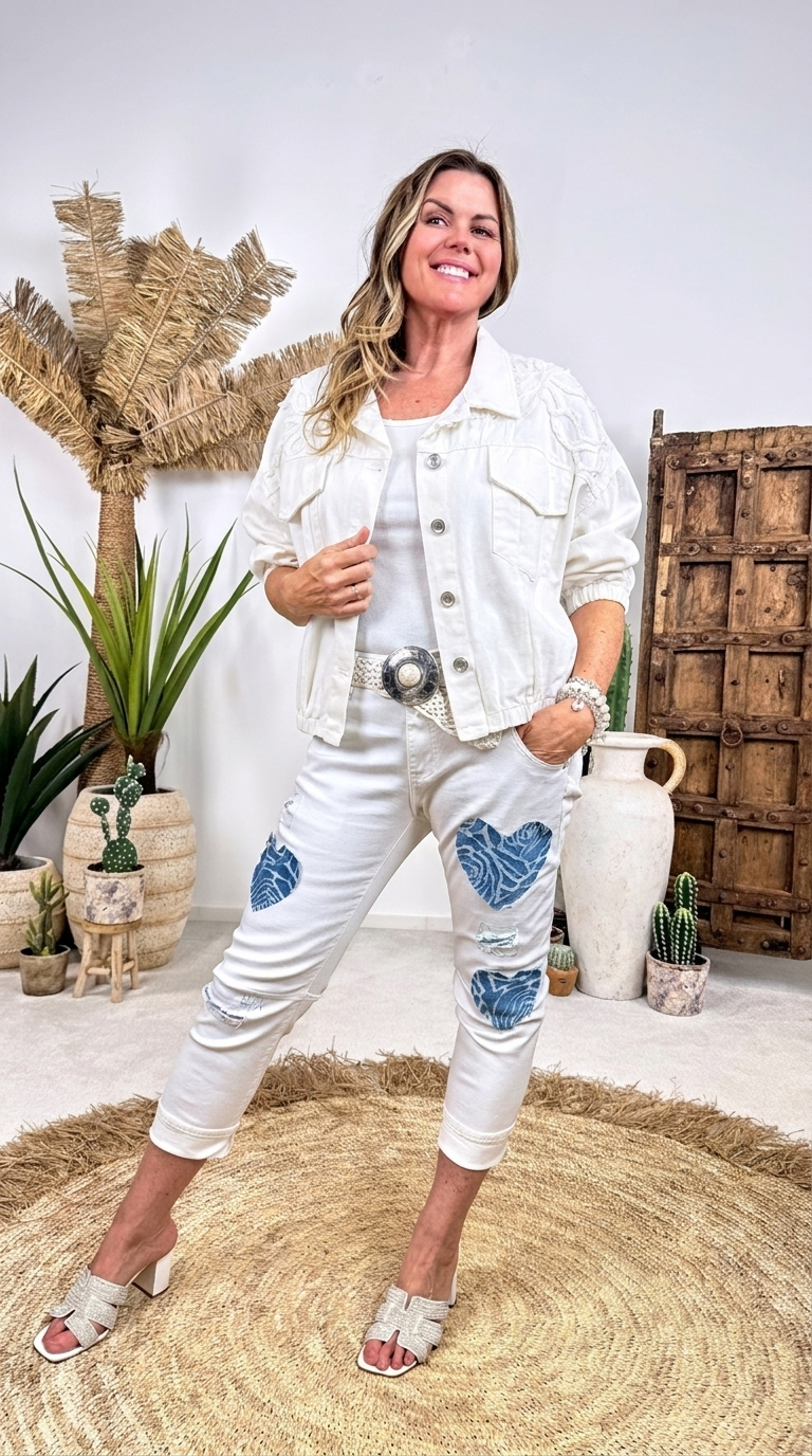 Jeansjacke Coast Crush *Creme*