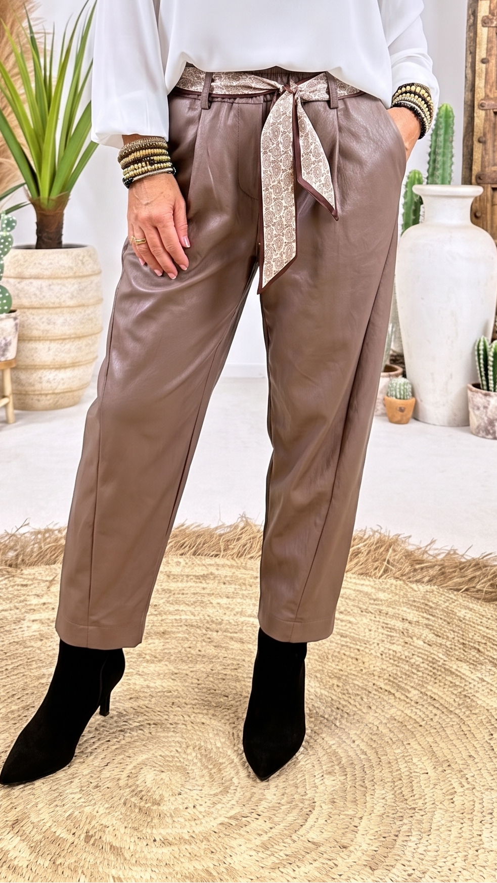 Hose Satin Luxe *Taupe*