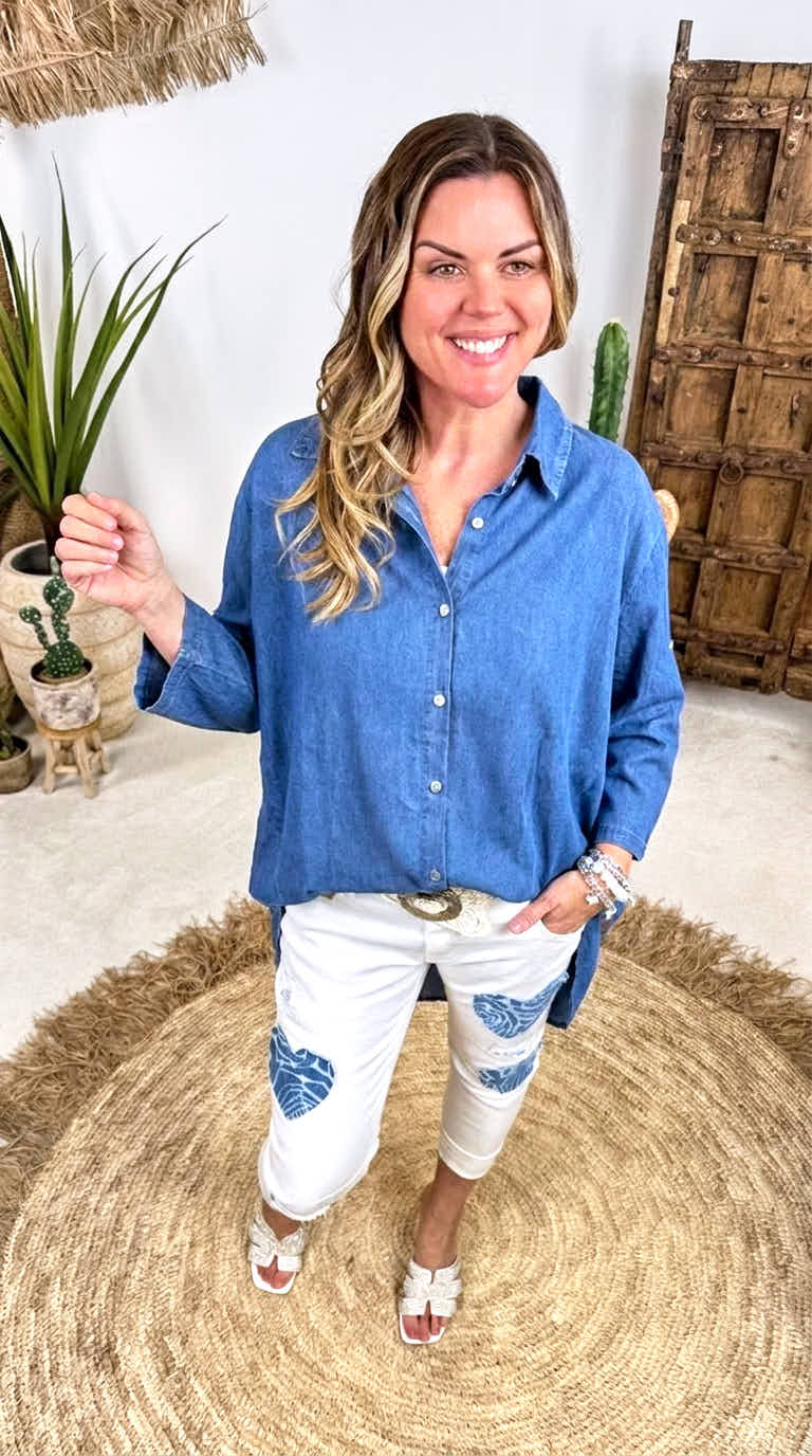 Bluse Denim Flow