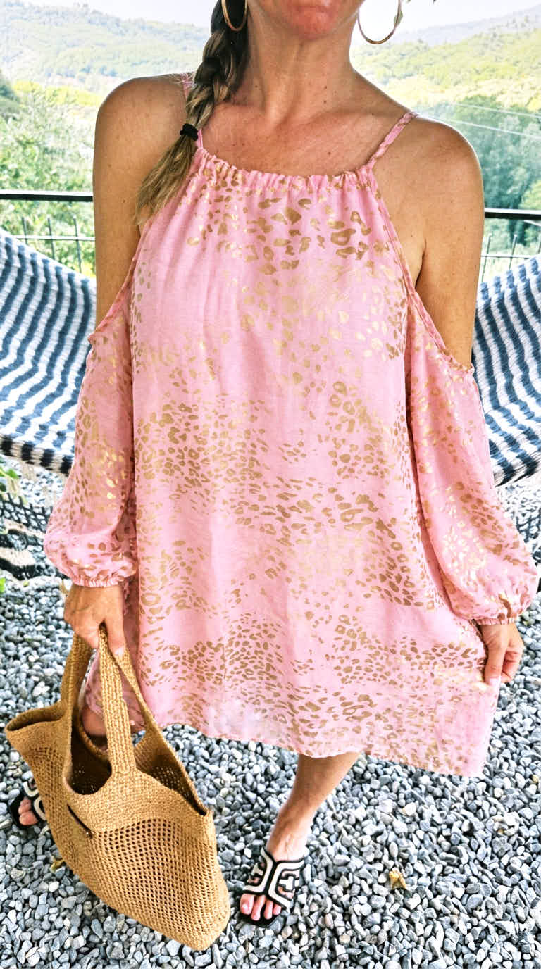 Kleid Soft Leo *Pink*