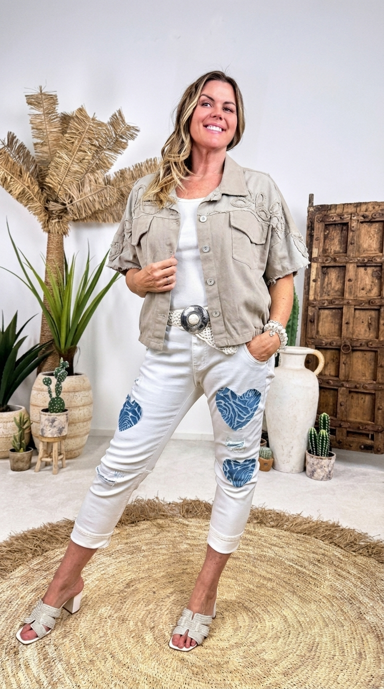 Jeansjacke Coast Crush *Taupe*