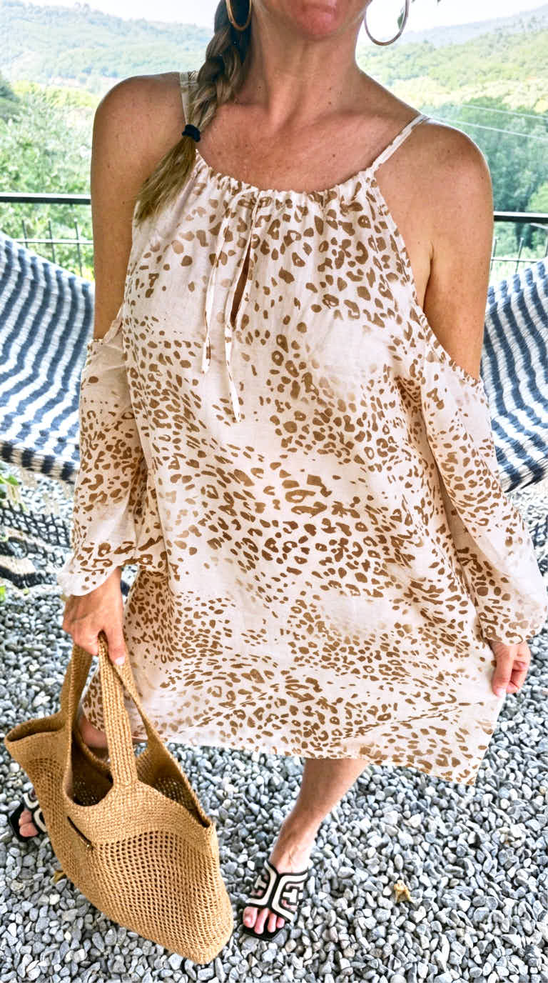 Kleid Soft Leo *Creme*