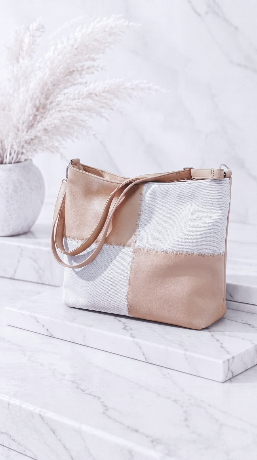 Tasche Patchwork Chic *Camel*