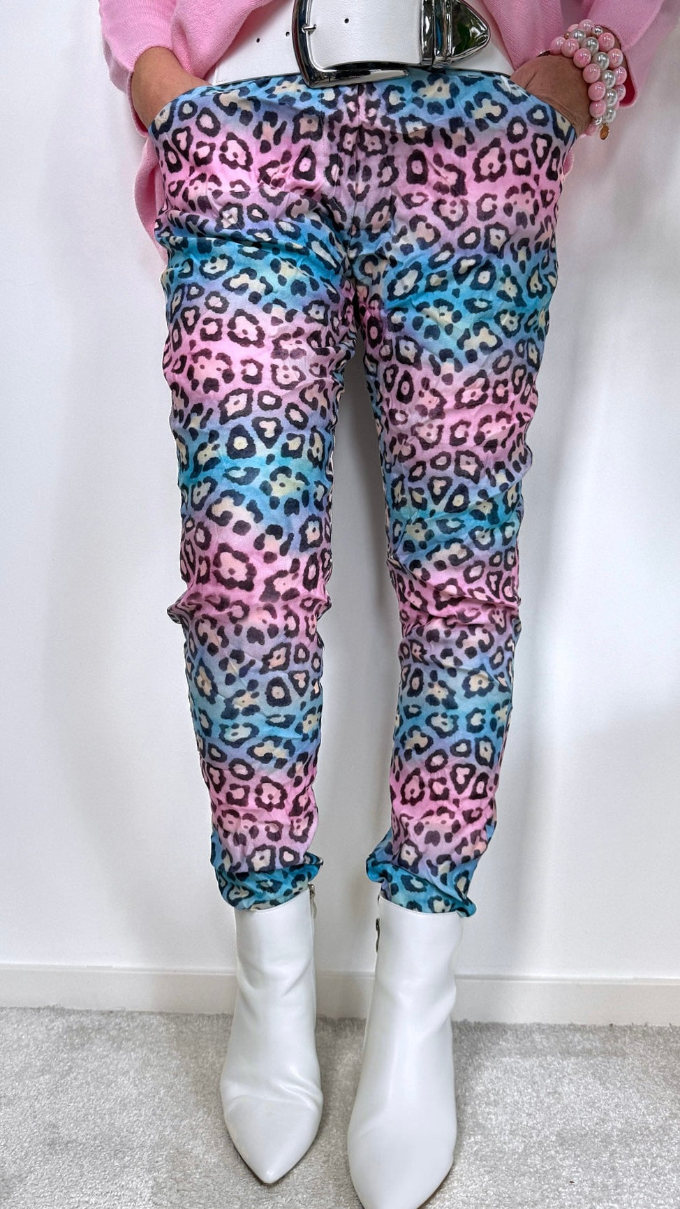 Jogpants Happy Rainbow *Türkis/Pink*