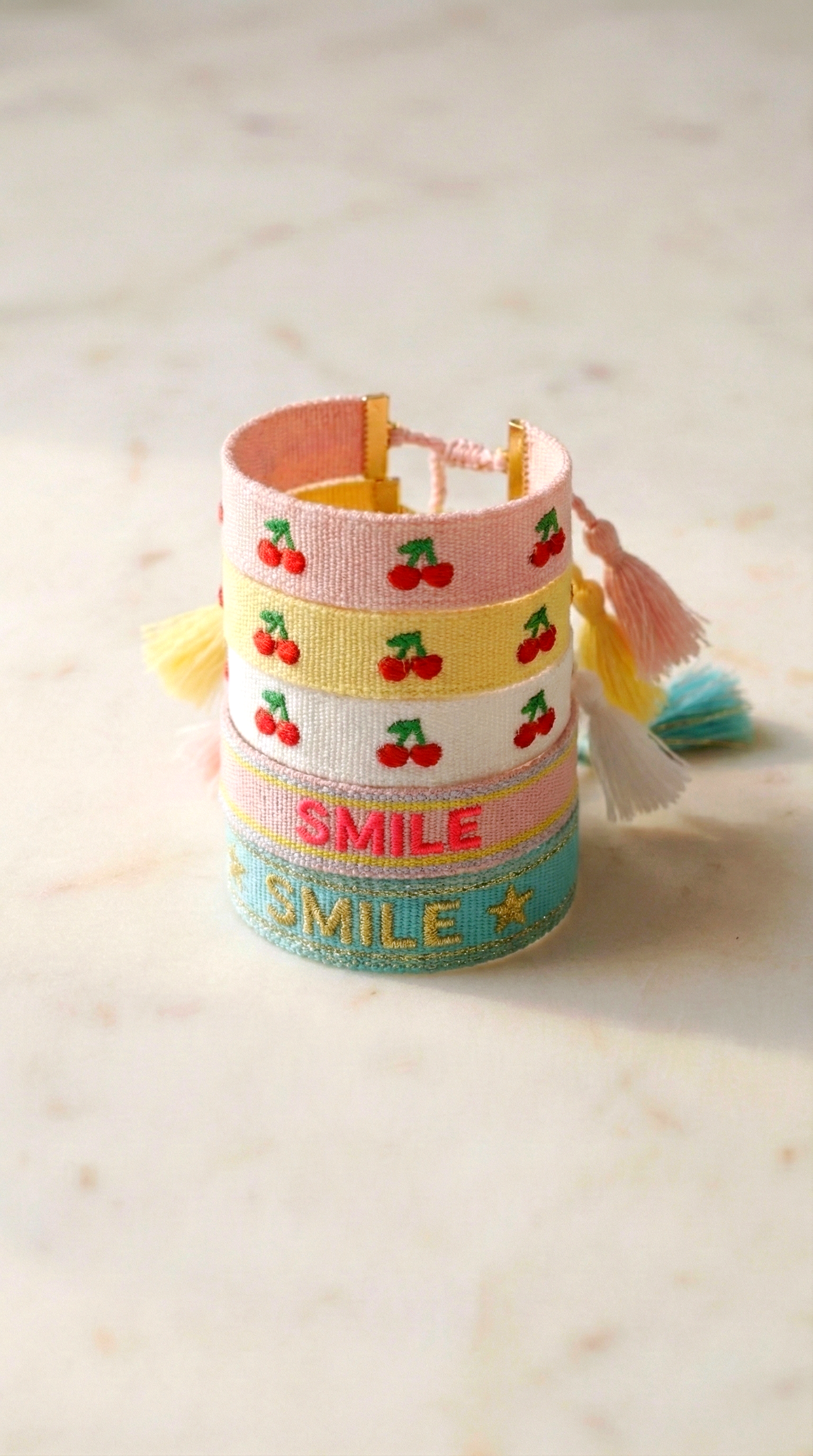 Armband Summer Cherry *Gelb*