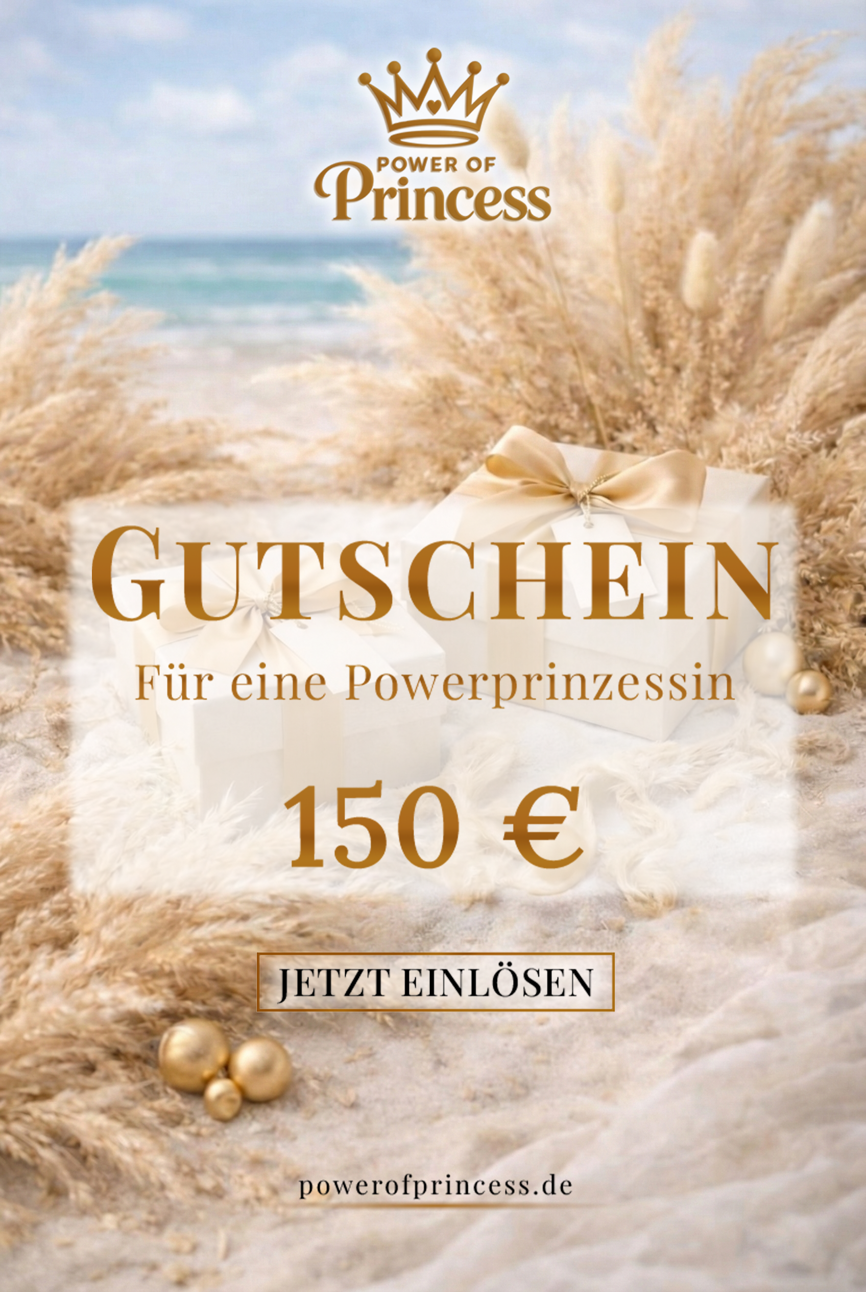 Gift voucher Power of Princess 20 - 500 €