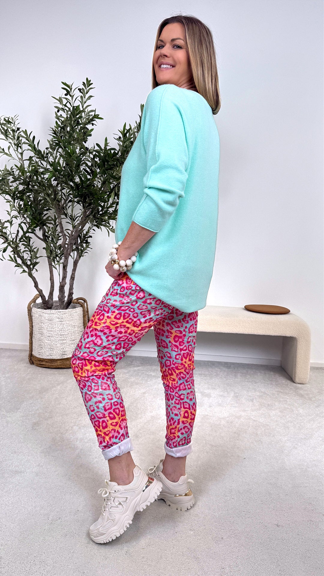 Jogpants Happy Rainbow *Pink*