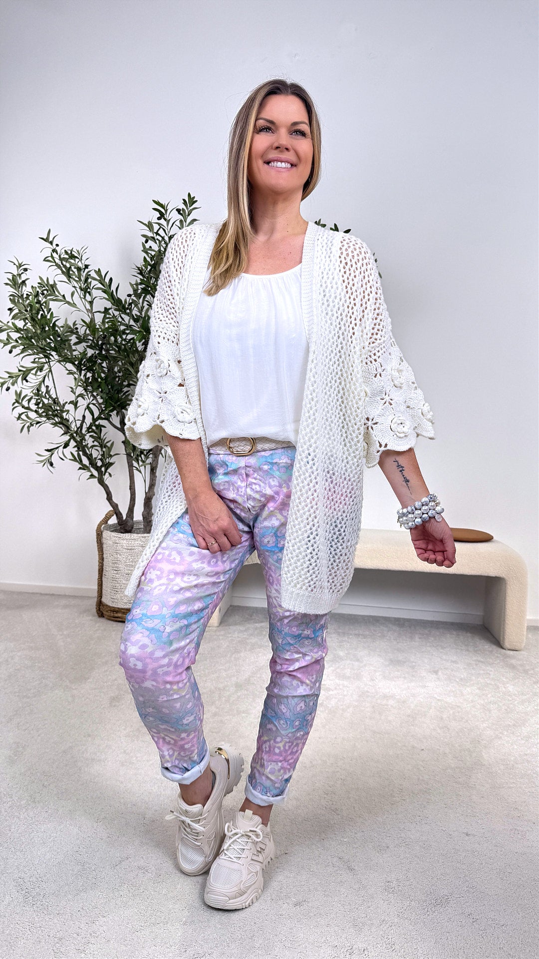 Strickjacke Easy Summer *Weiß*