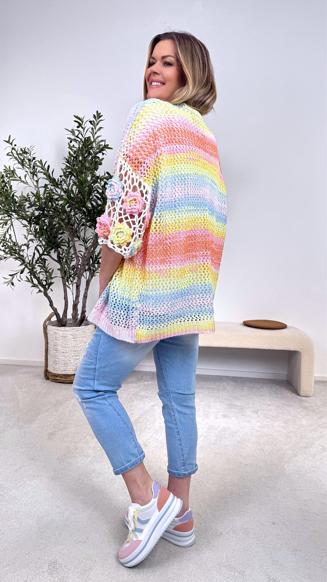 Strickjacke Soft Horizon *Bunt*