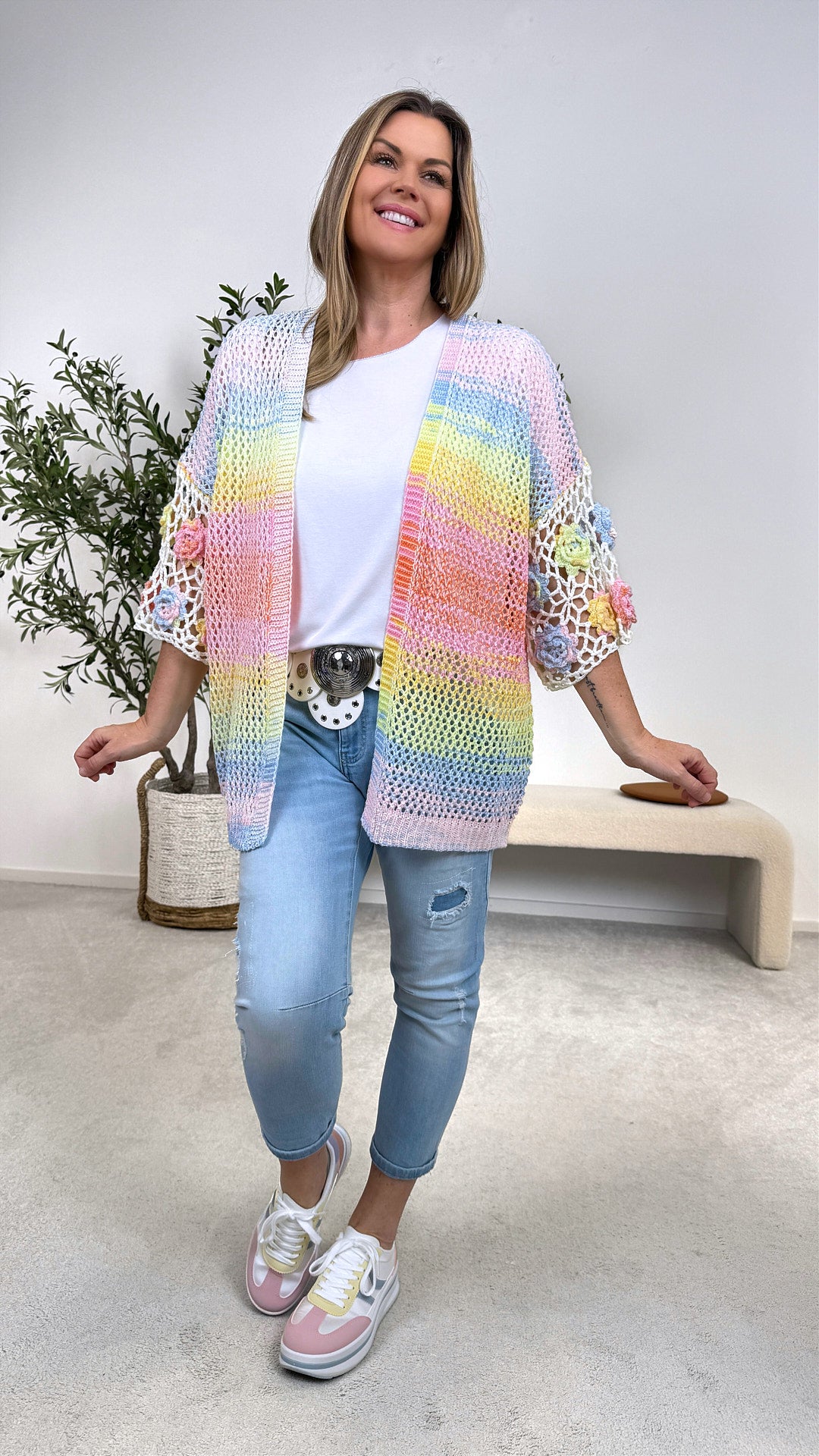 Strickjacke Soft Horizon *Bunt*