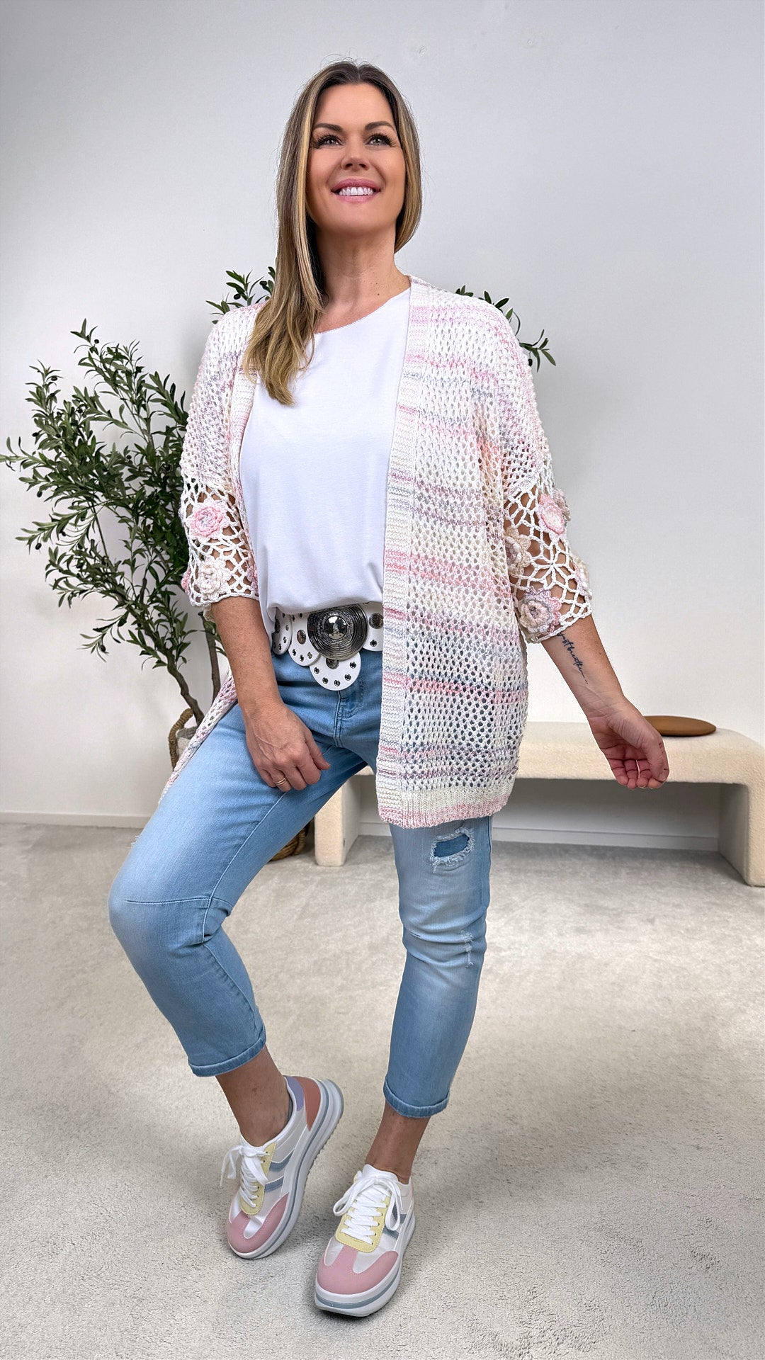 Strickjacke Soft Horizon *Rosa*