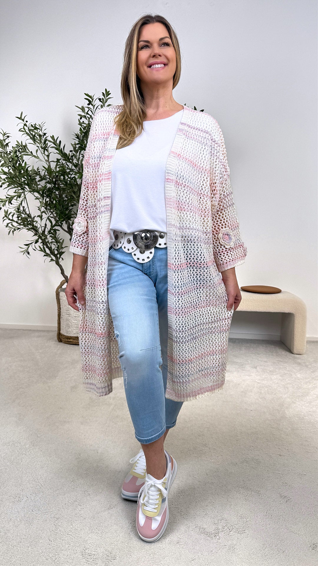 Strickjacke Boho Candy *Pastel*