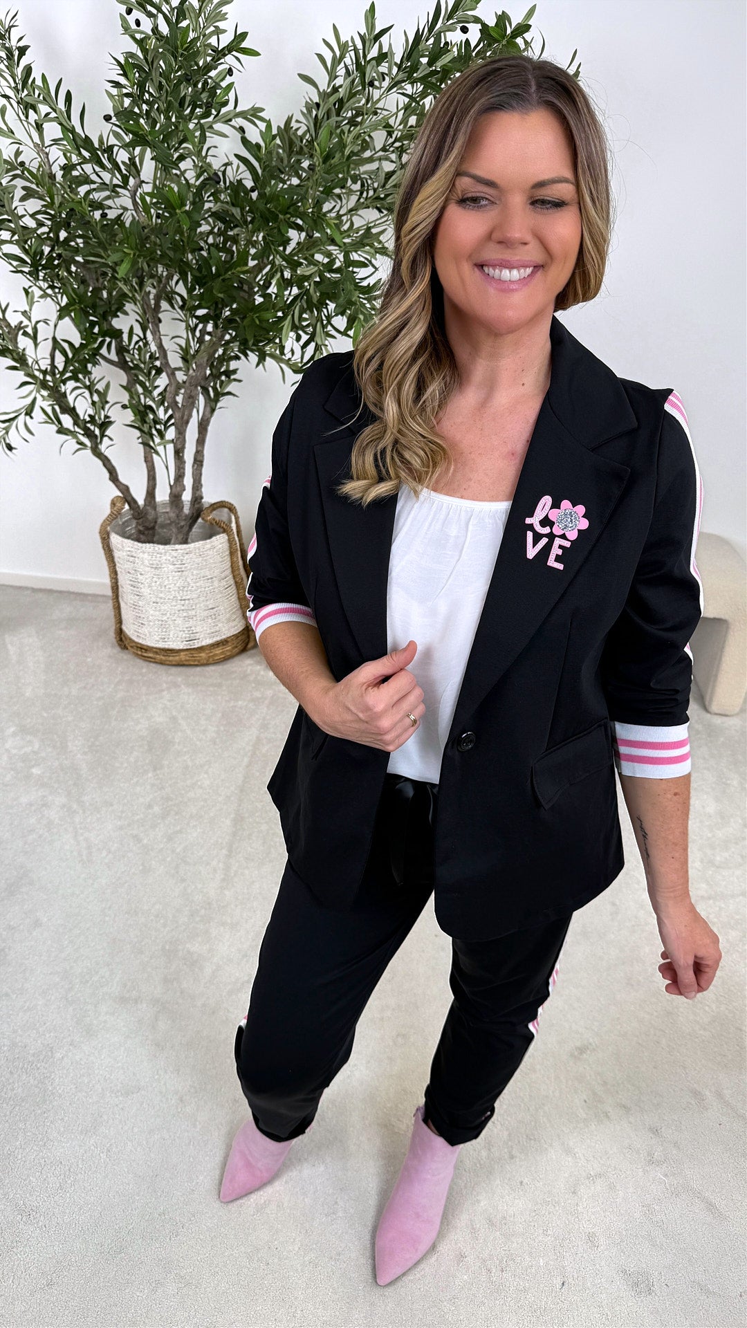 Blazer Modern Romance *Schwarz*