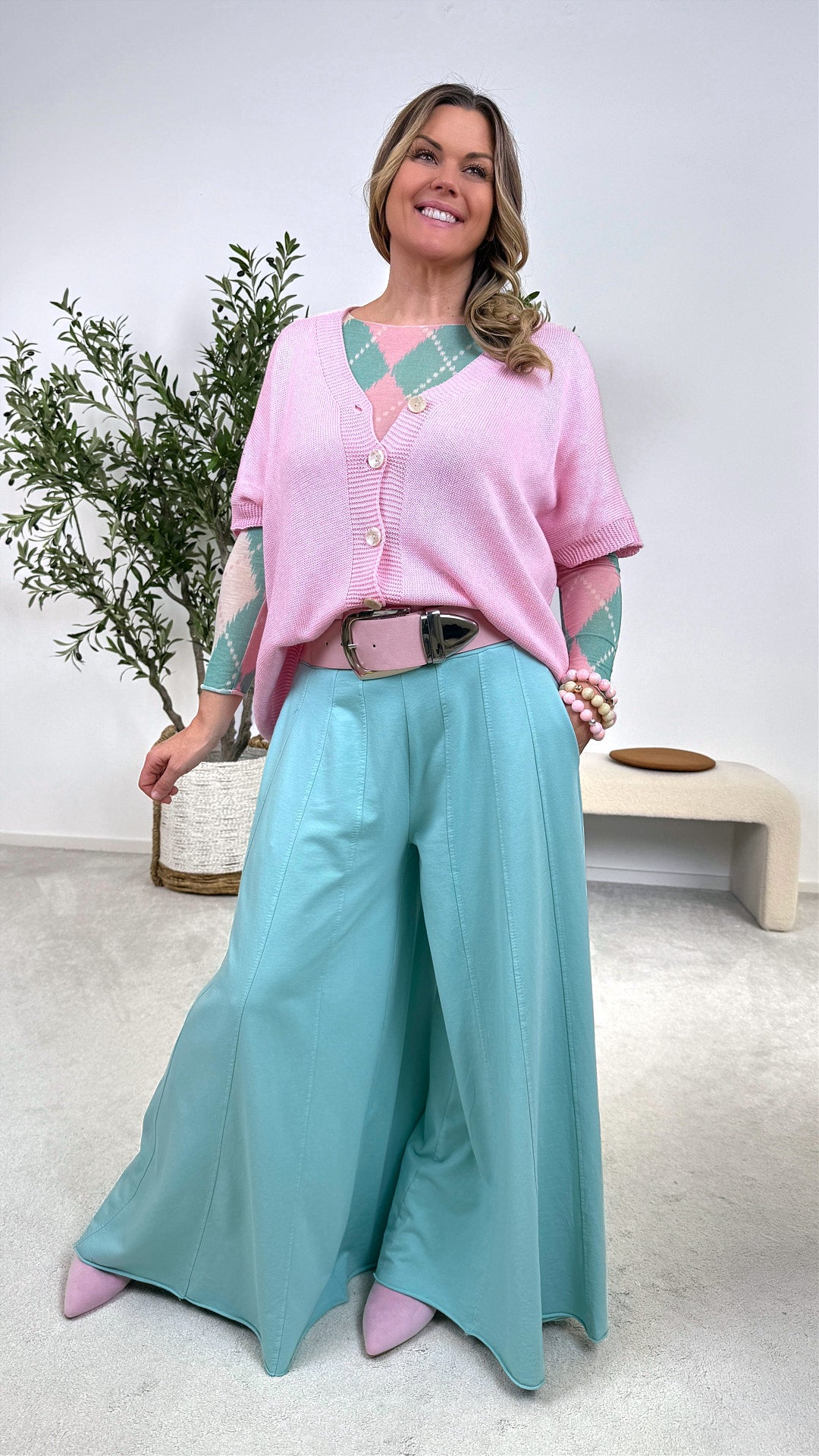 Weite Hose Light Move *Mint*