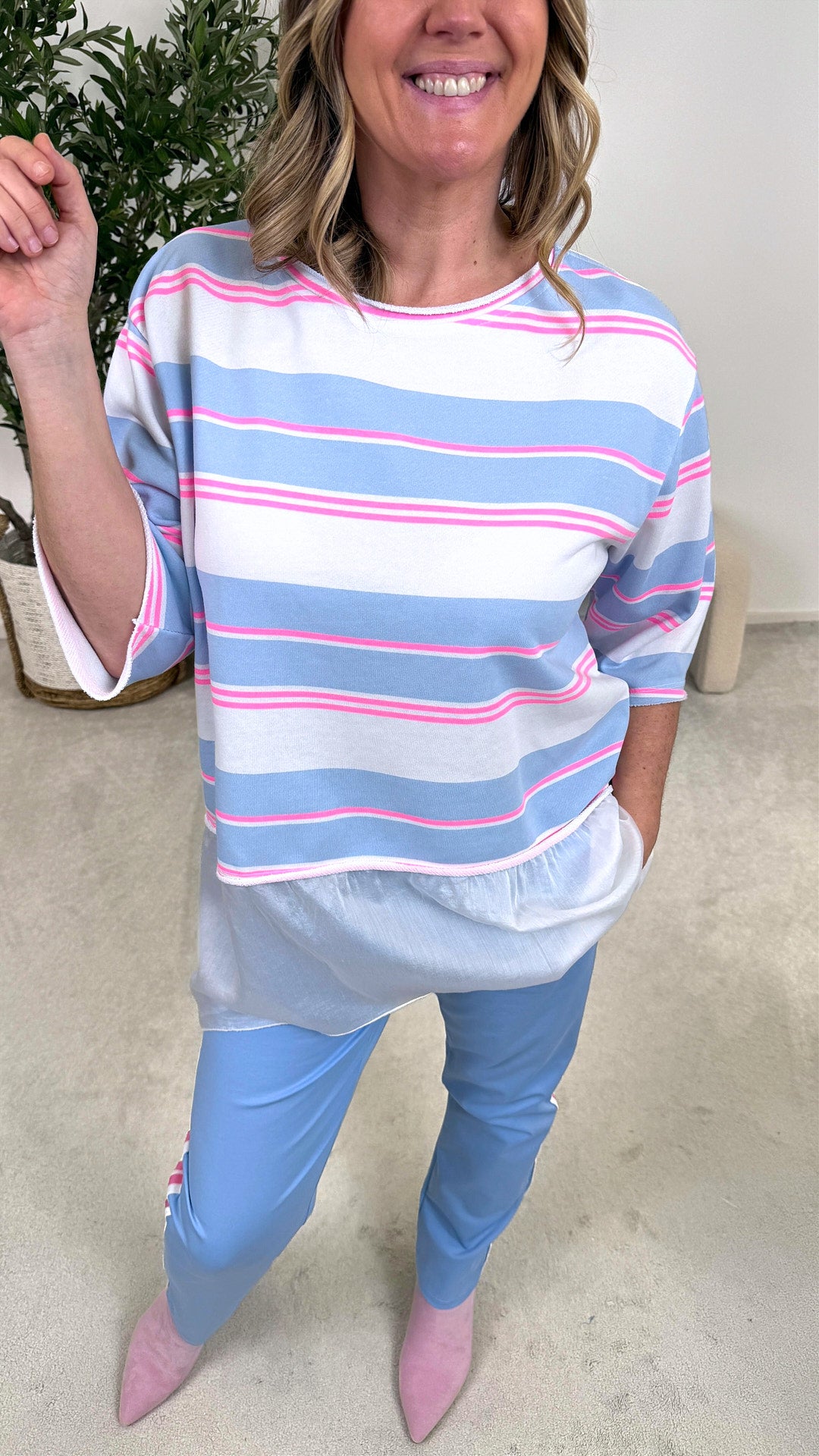 Sweatshirt Layer Queen *Weiß*