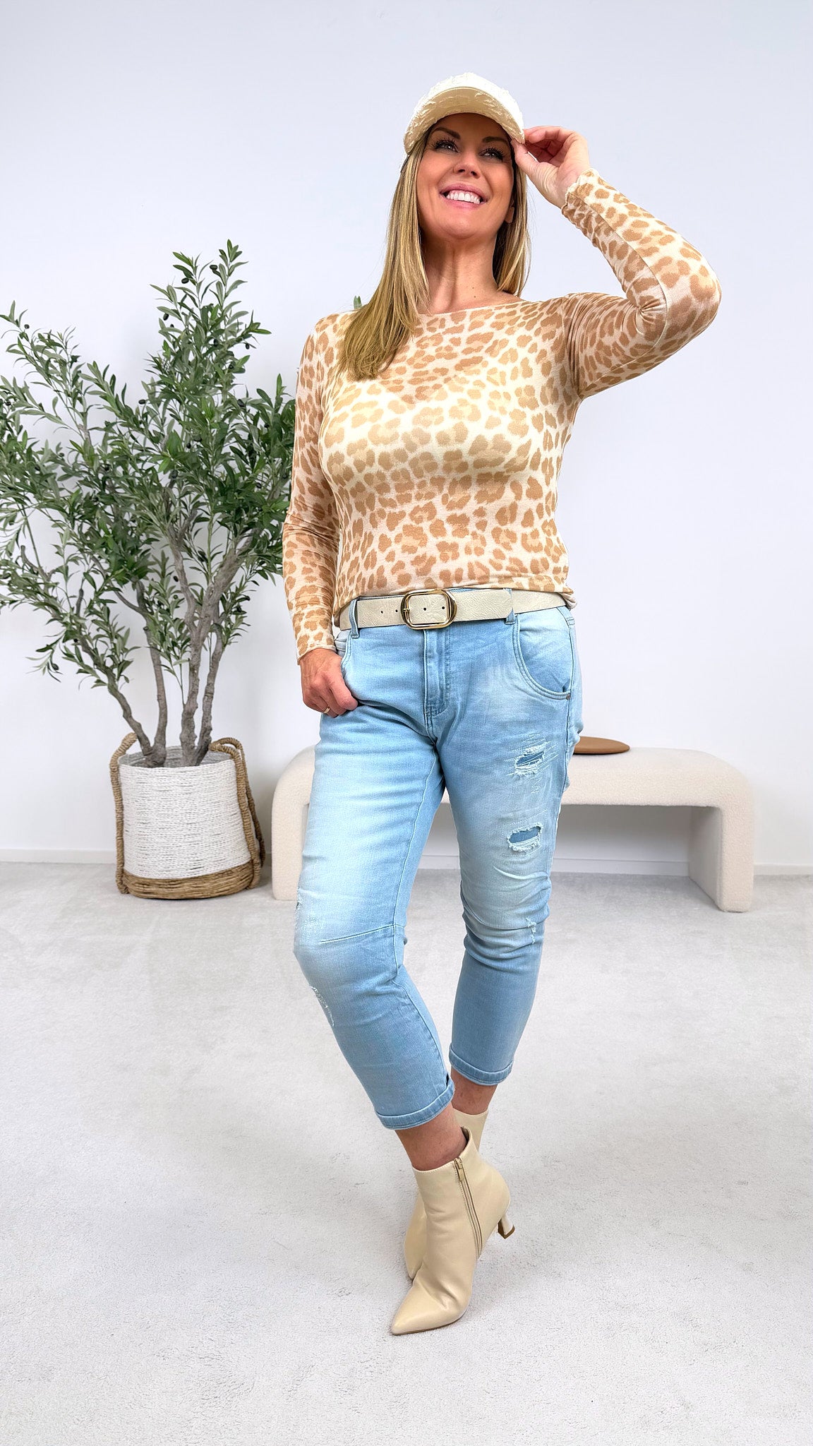 Langarmshirt Urban Beauty *Camel*