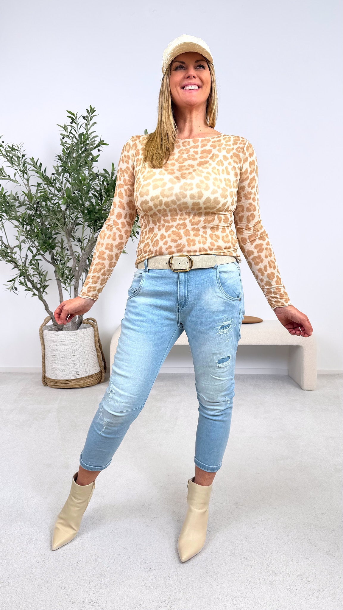 Langarmshirt Urban Beauty *Camel*