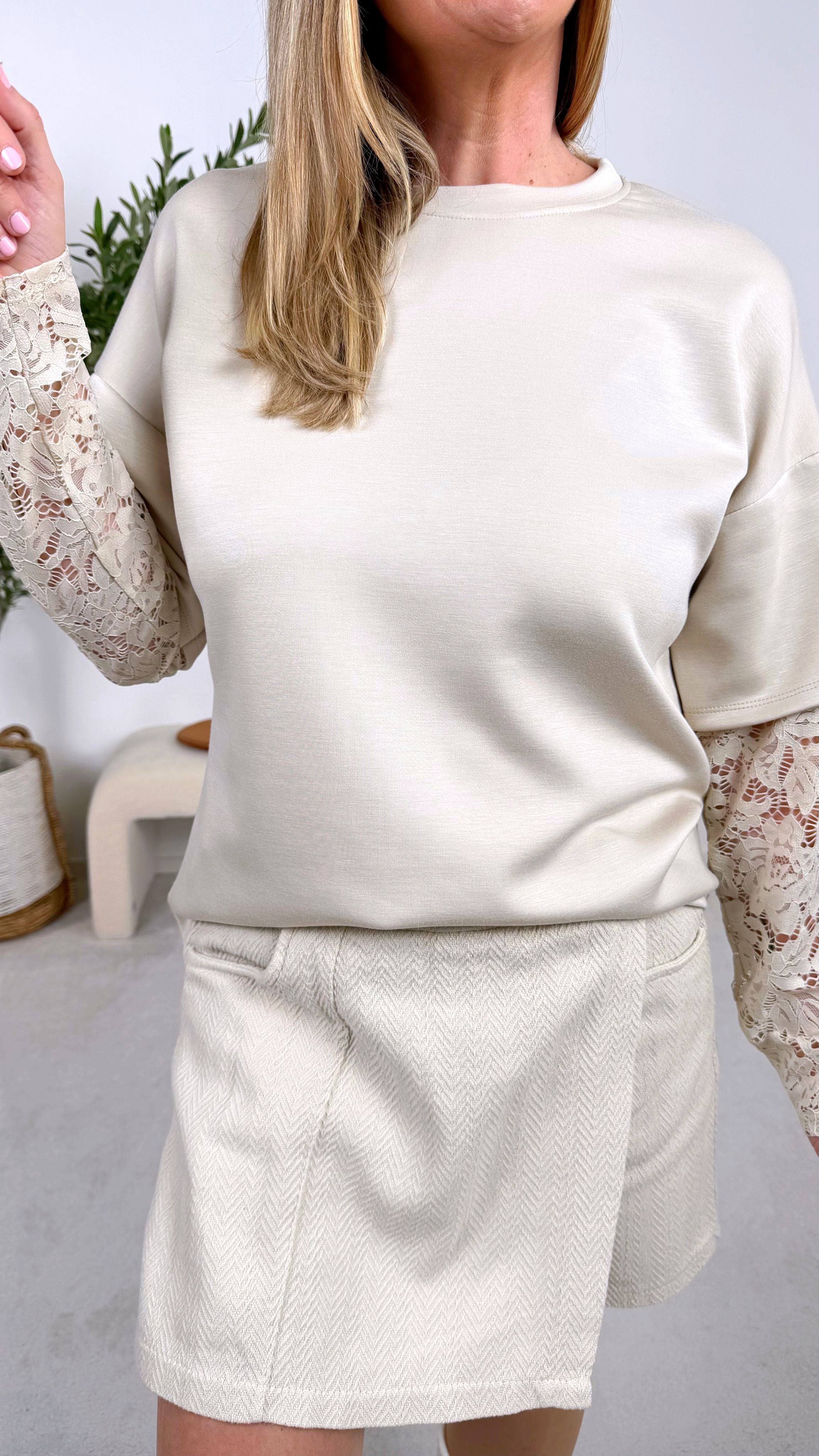 Sweatshirt Romance Everyday *Beige*