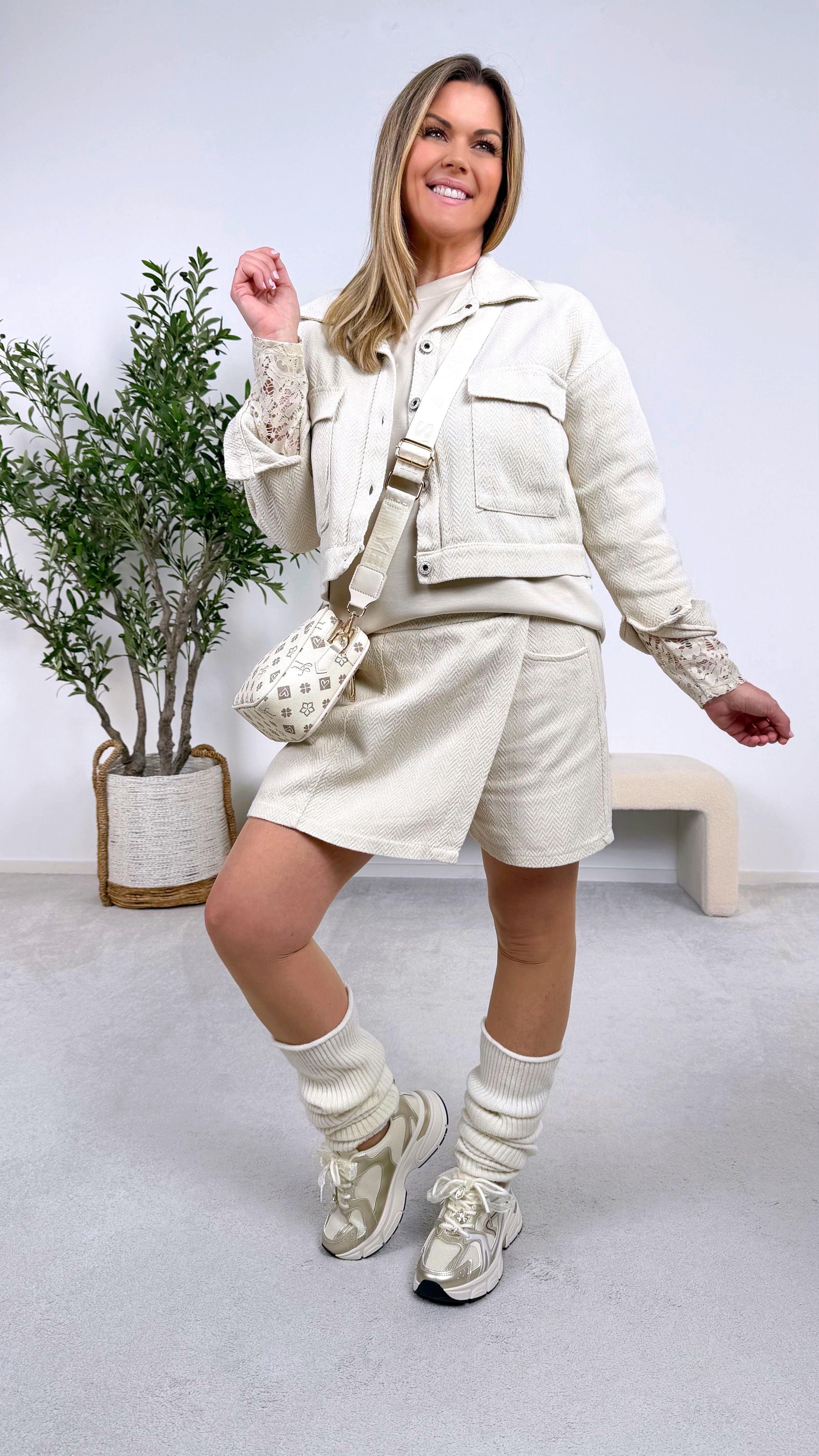 Kurze Hose Fresh Holiday *Beige*