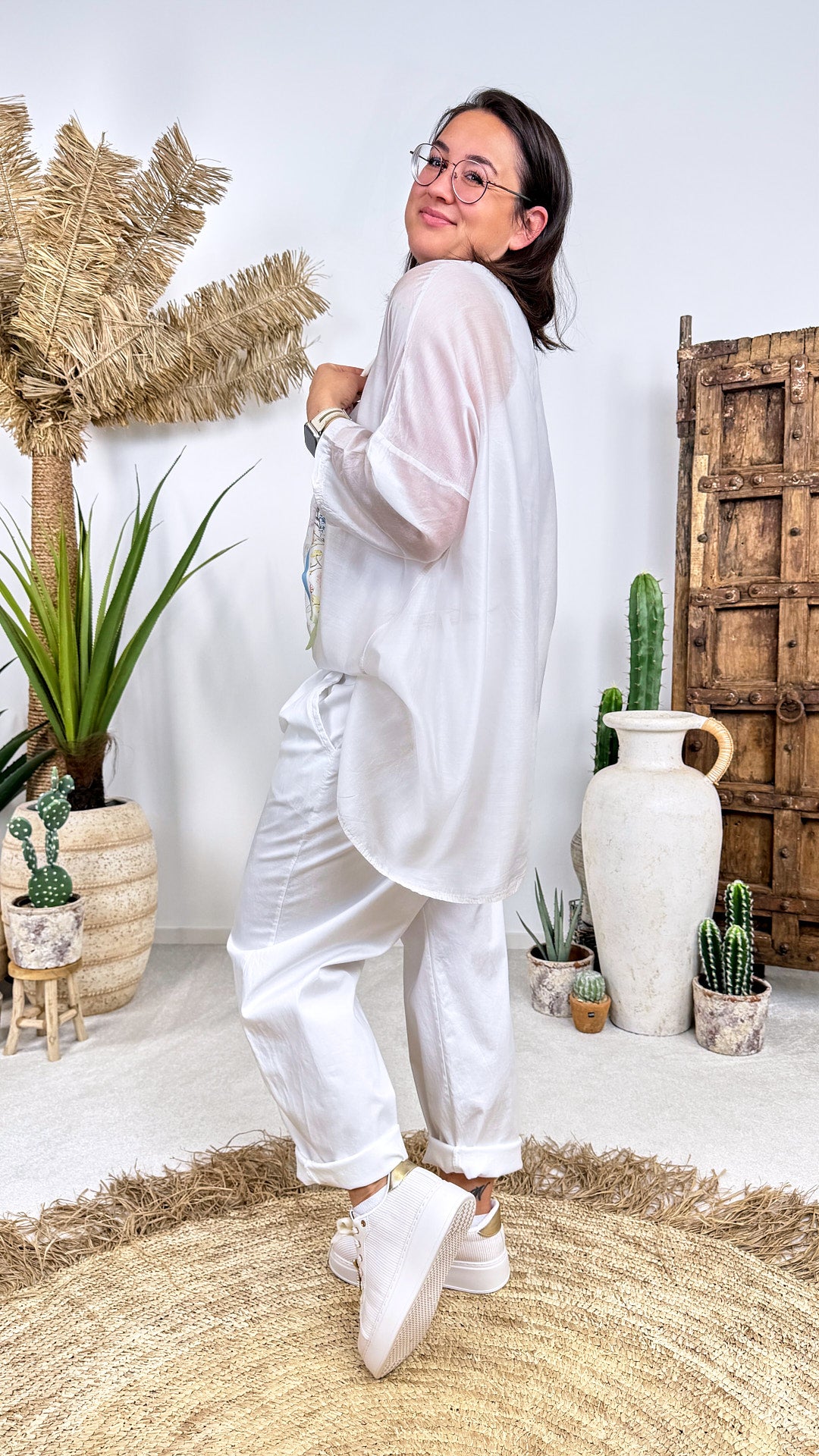 Bluse Paris Chic *Creme*