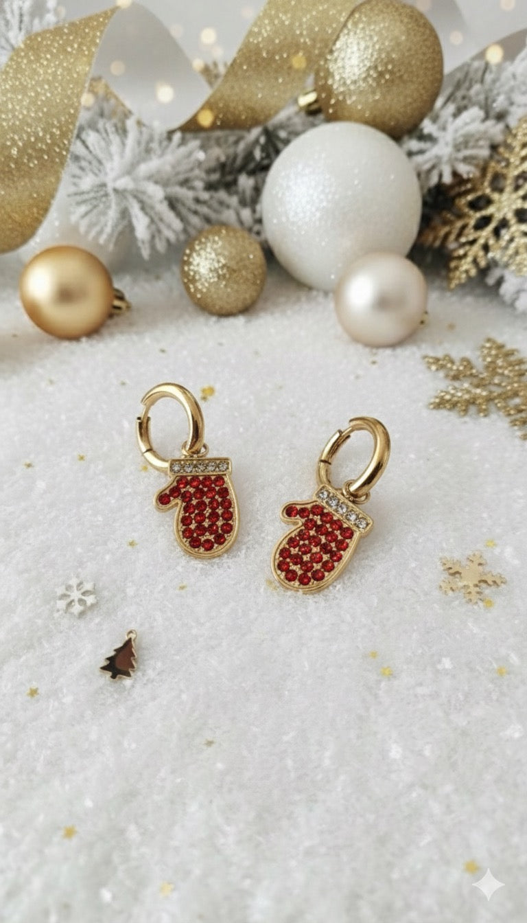 Ohrringe Snowy Mittens