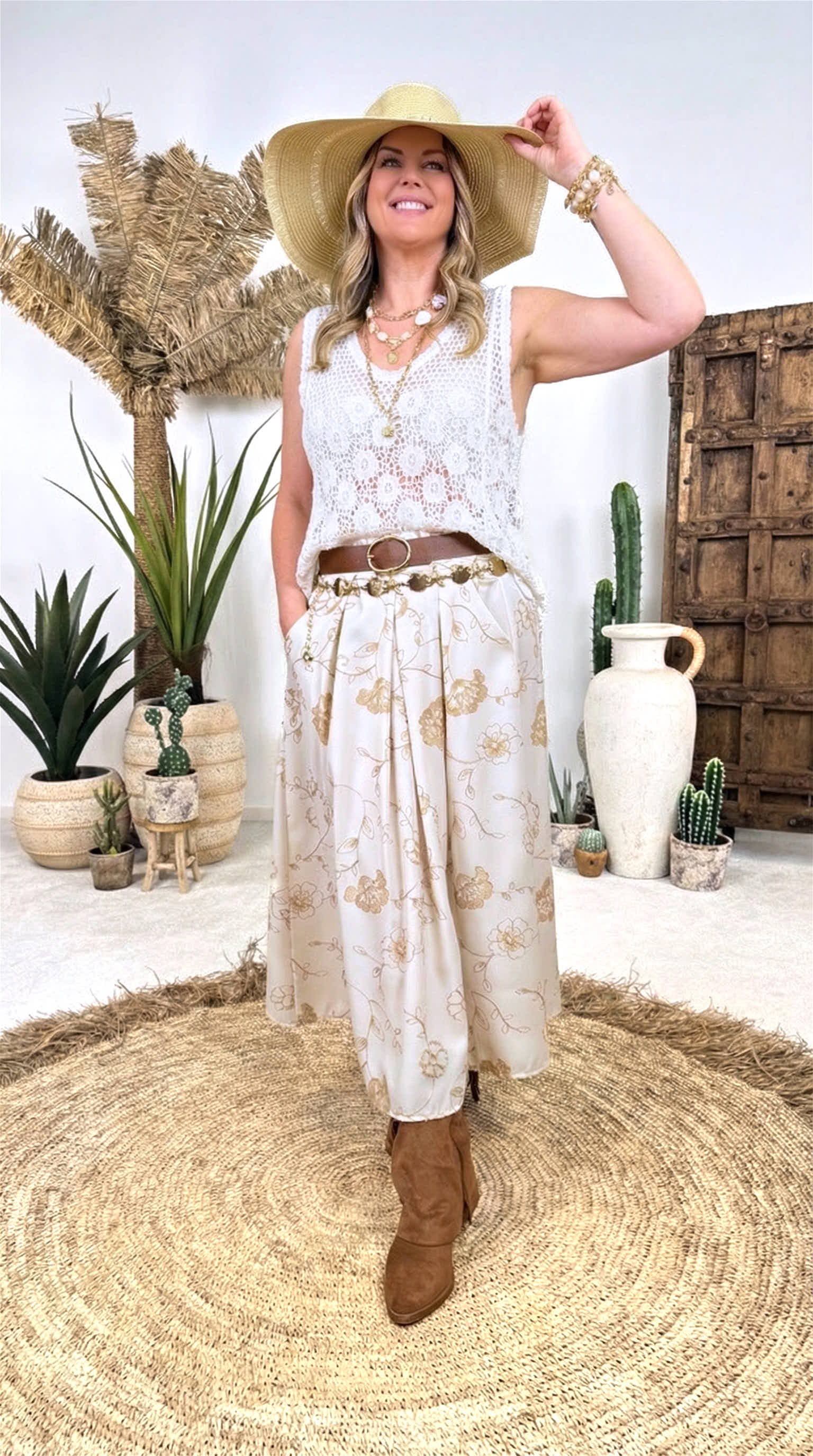 Häkel-Top Boho Spirit *Weiß*