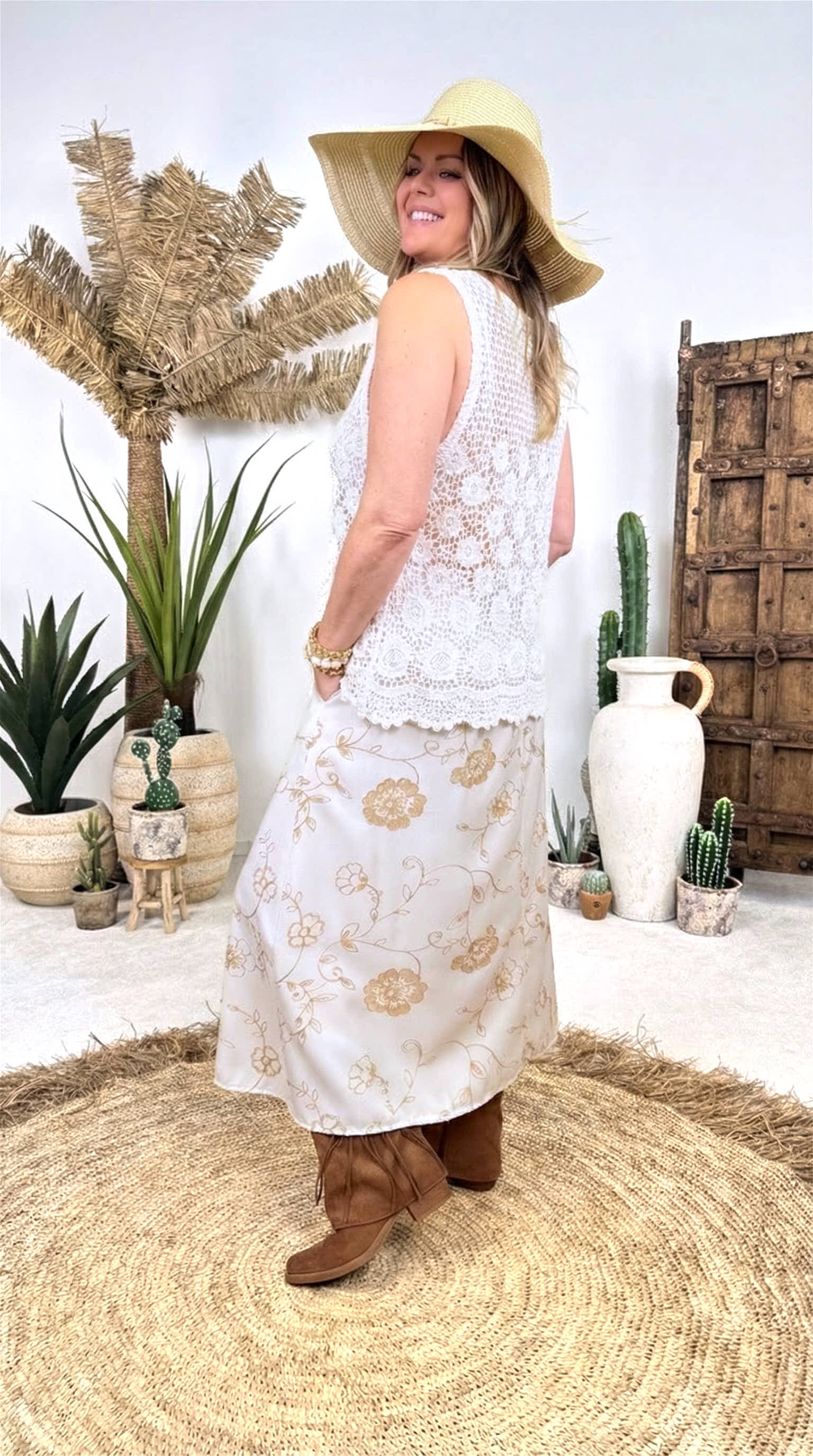 Häkel-Top Boho Spirit *Weiß*