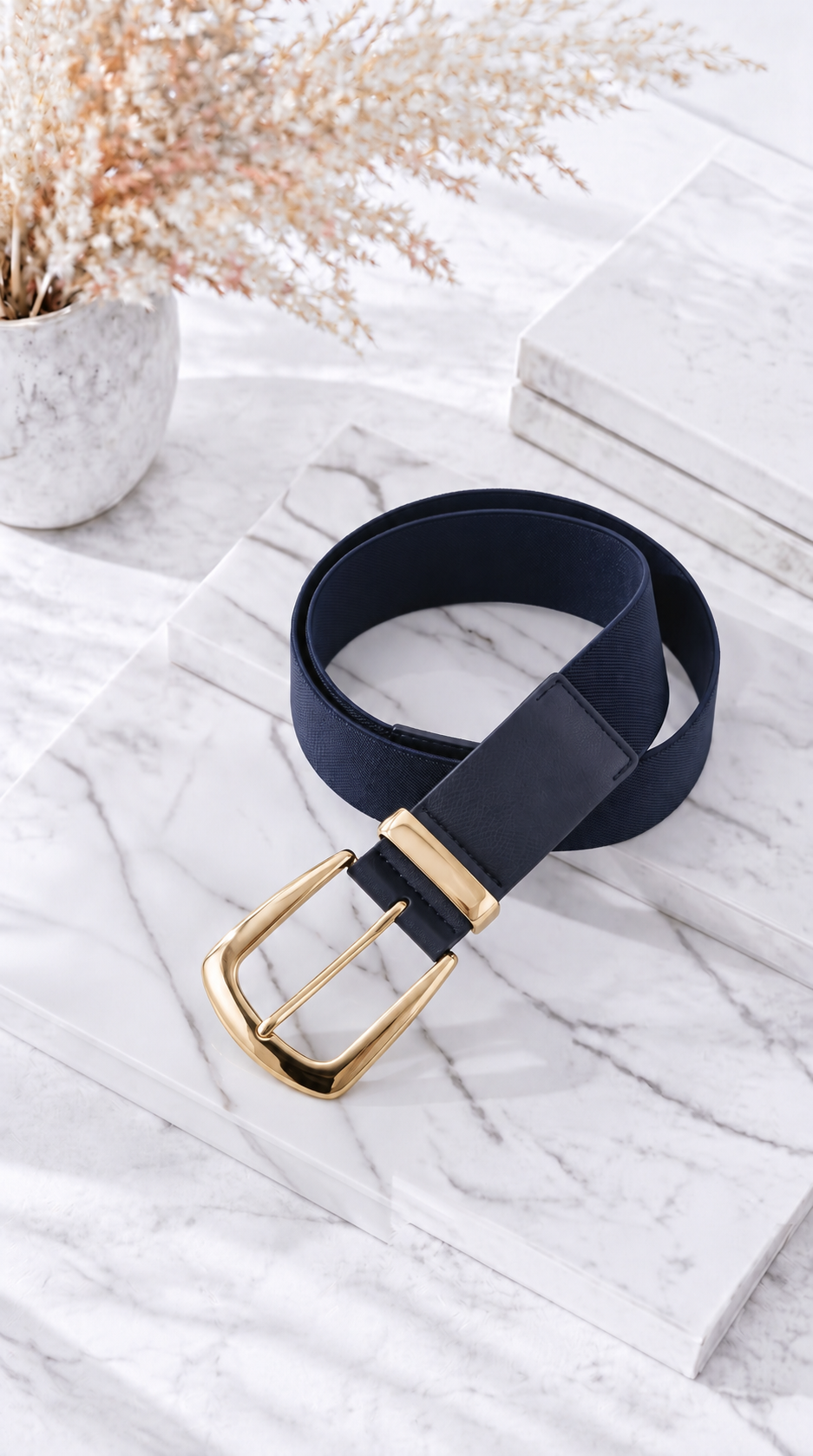 Gürtel Luxe Band *Dunkelblau/Gold* - Power of Princess