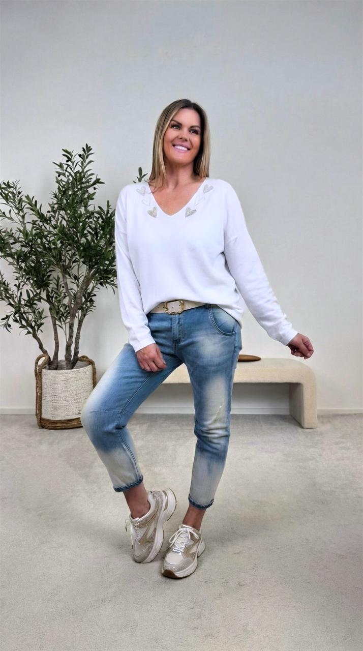 Pullover Love Affair *Weiß*