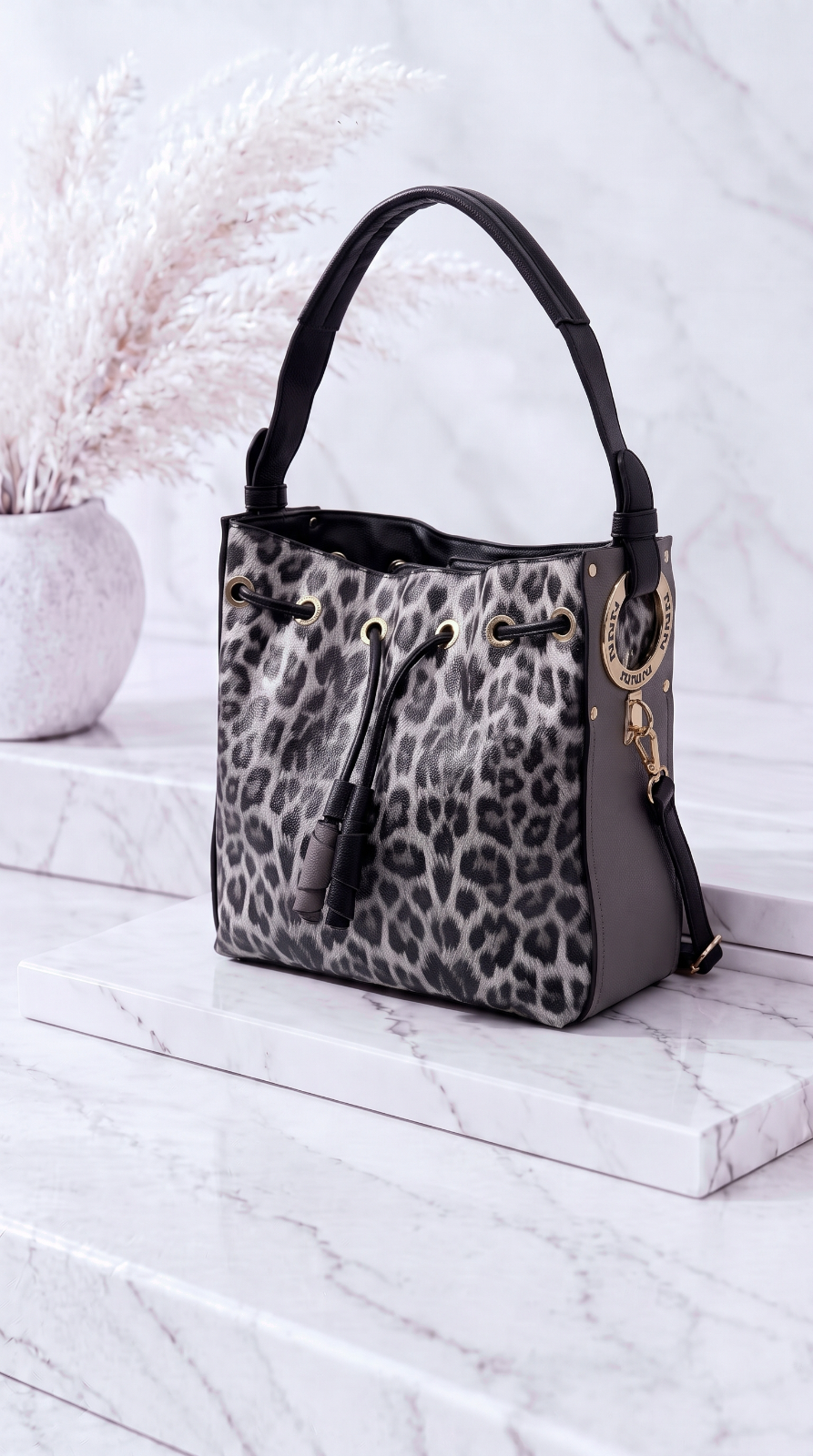 Handtasche Wildwood *Schwarz/Grau*