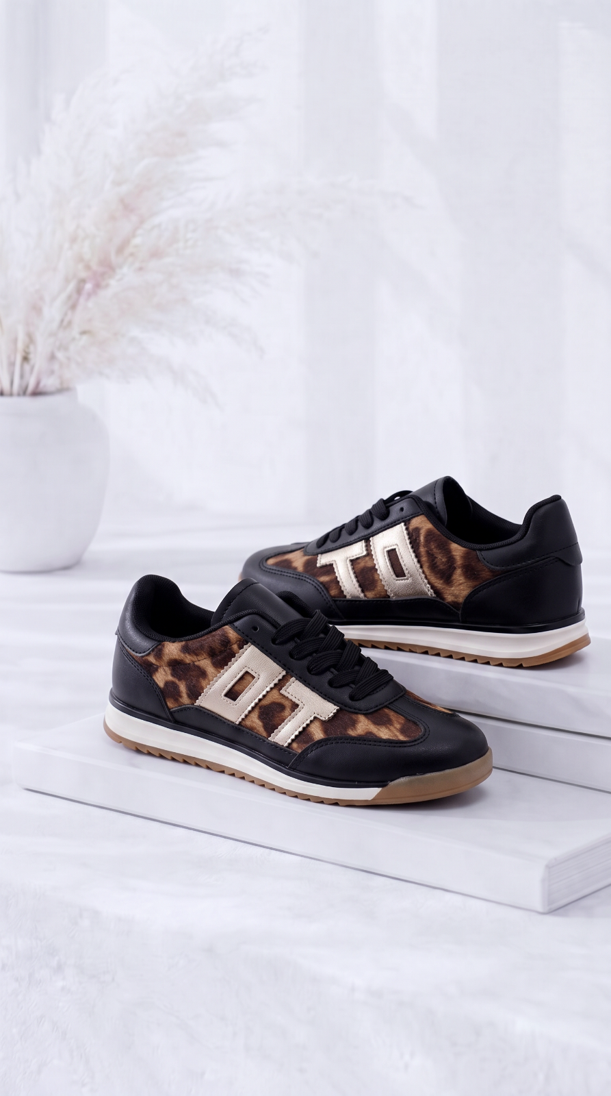 Sneaker Leoparda *Schwarz*