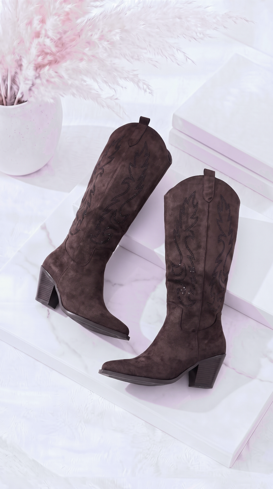 Stiefel Western Flame *Schoko*