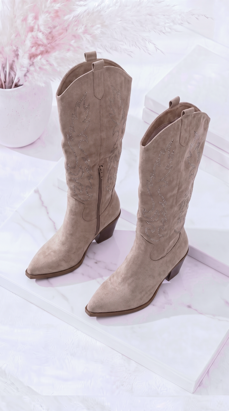 Stiefel Western Flame *Beige*