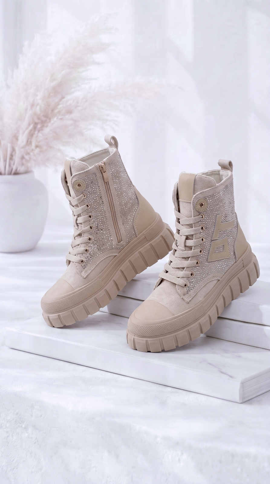 Hight-Sneaker Nebula Drift *Beige*