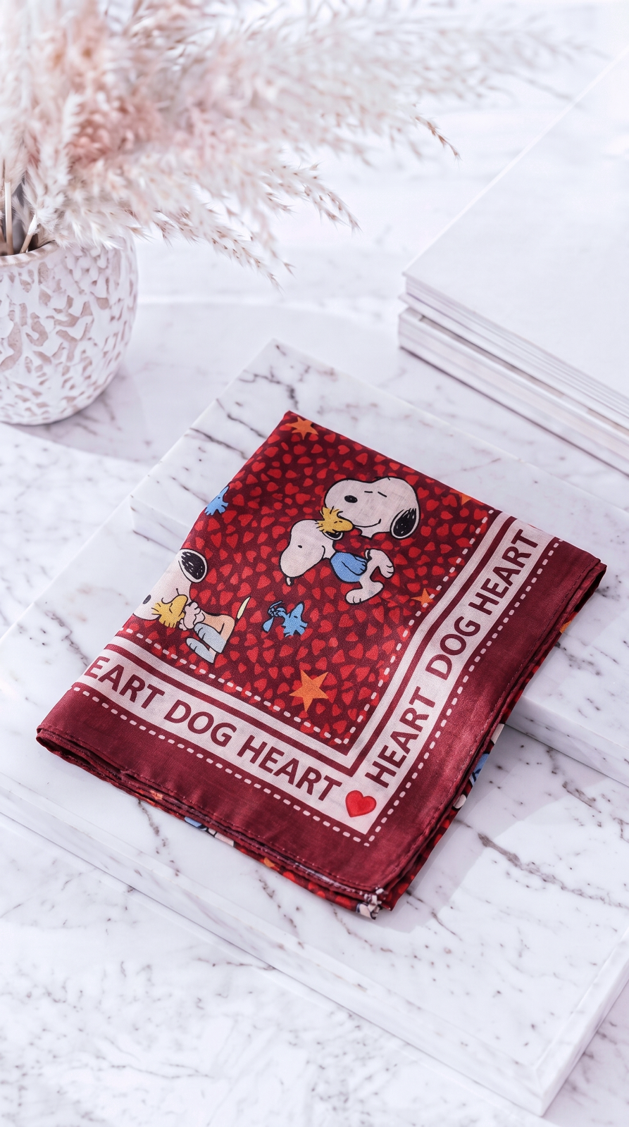 Halstuch Heartbeat Paws *Bordeaux*