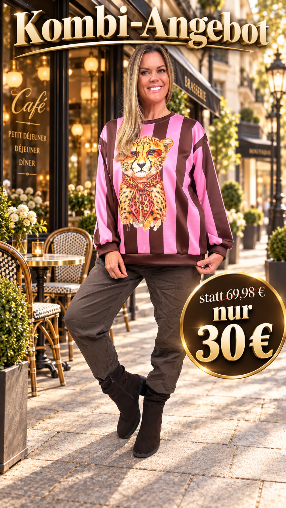 Set Cheetah + Rowan *Rosa/Schoko & Schoko*