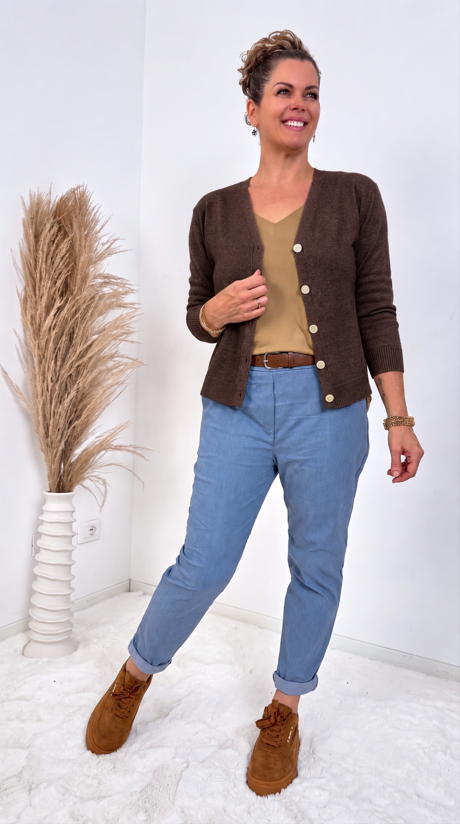 Strickjacke Vivenne *Schoko*