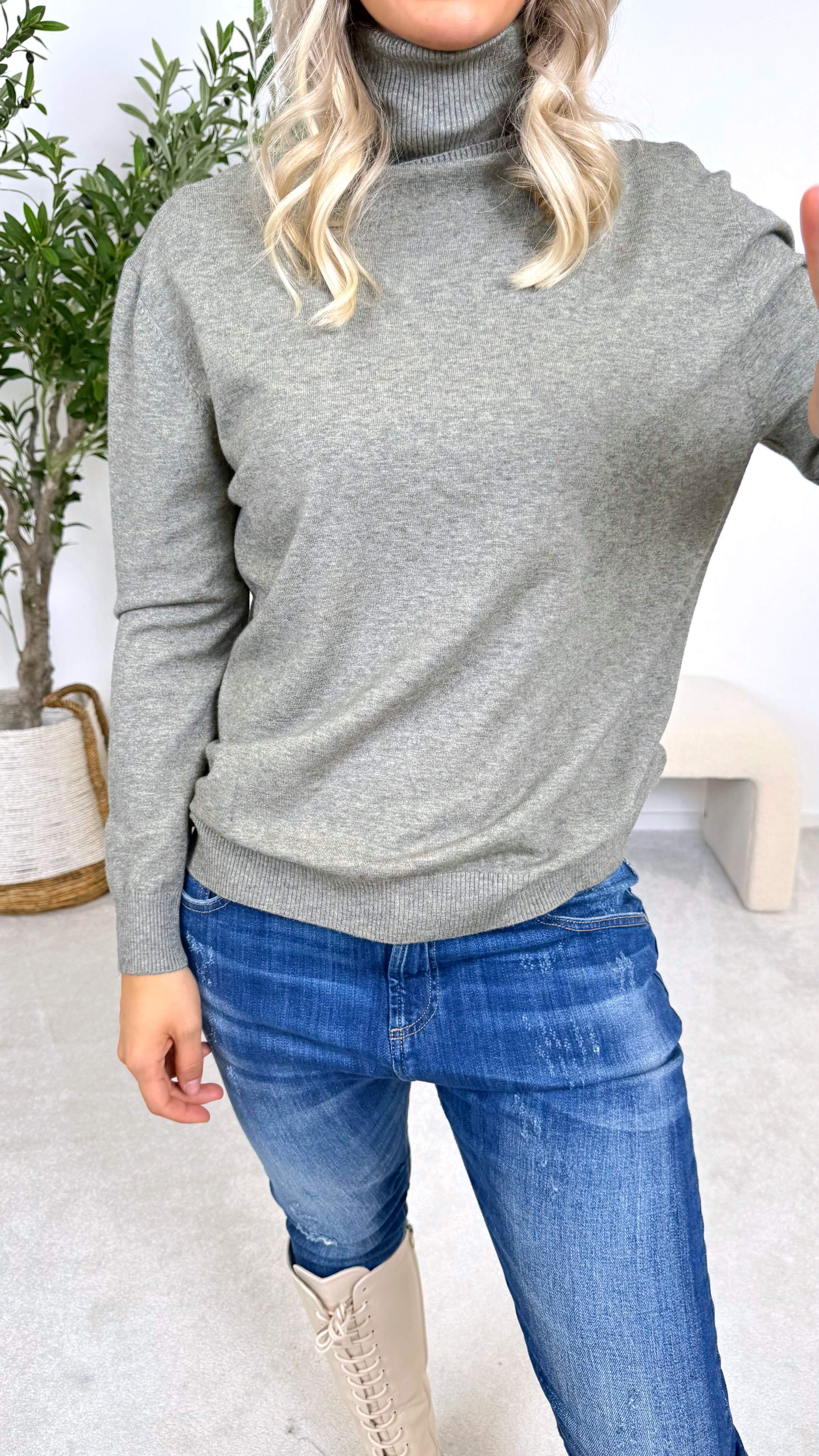 Rollkragenpullover Skin Kiss (12 Farben)