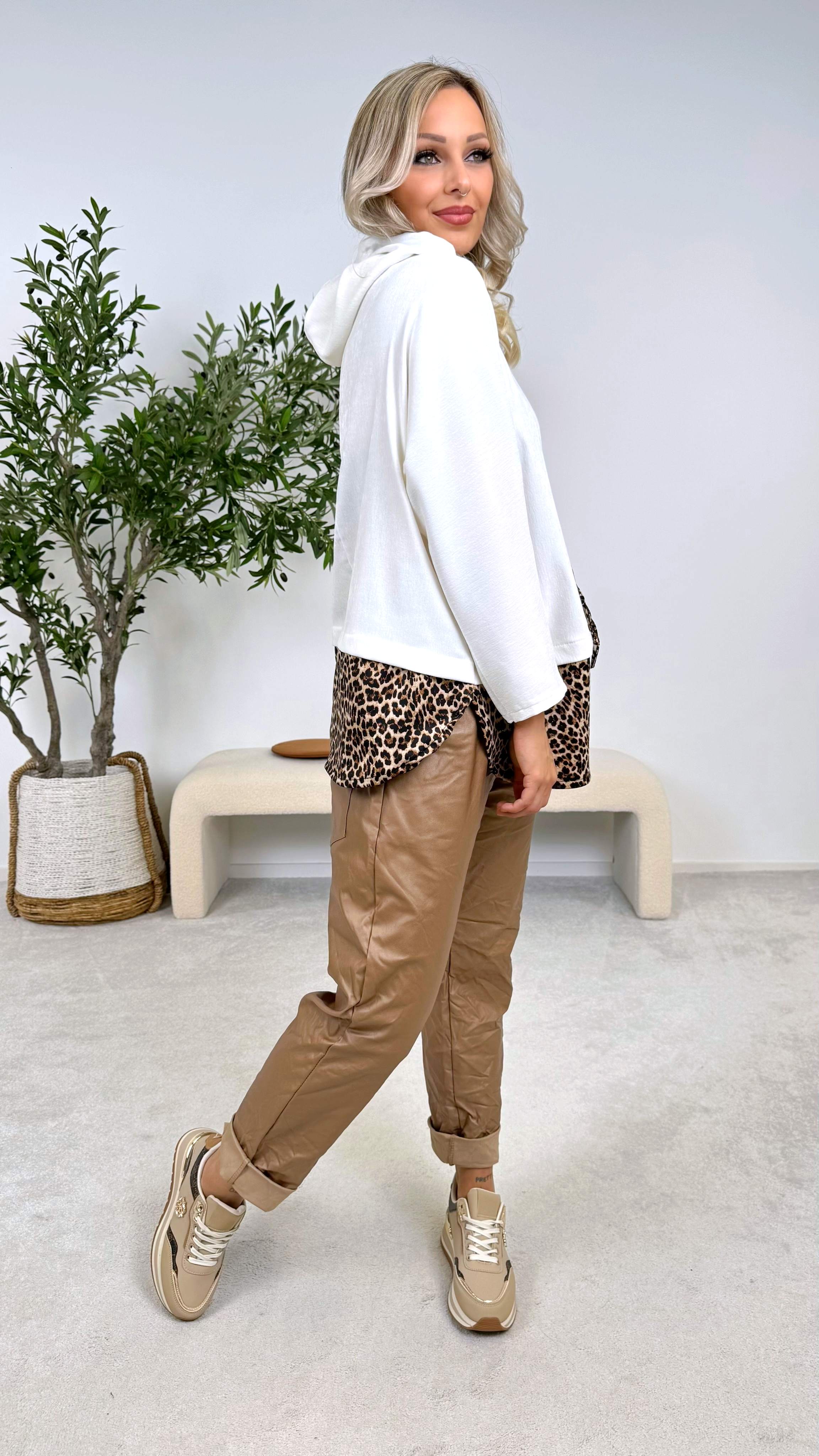 Hoodie Velvet Jungle *Weiß*