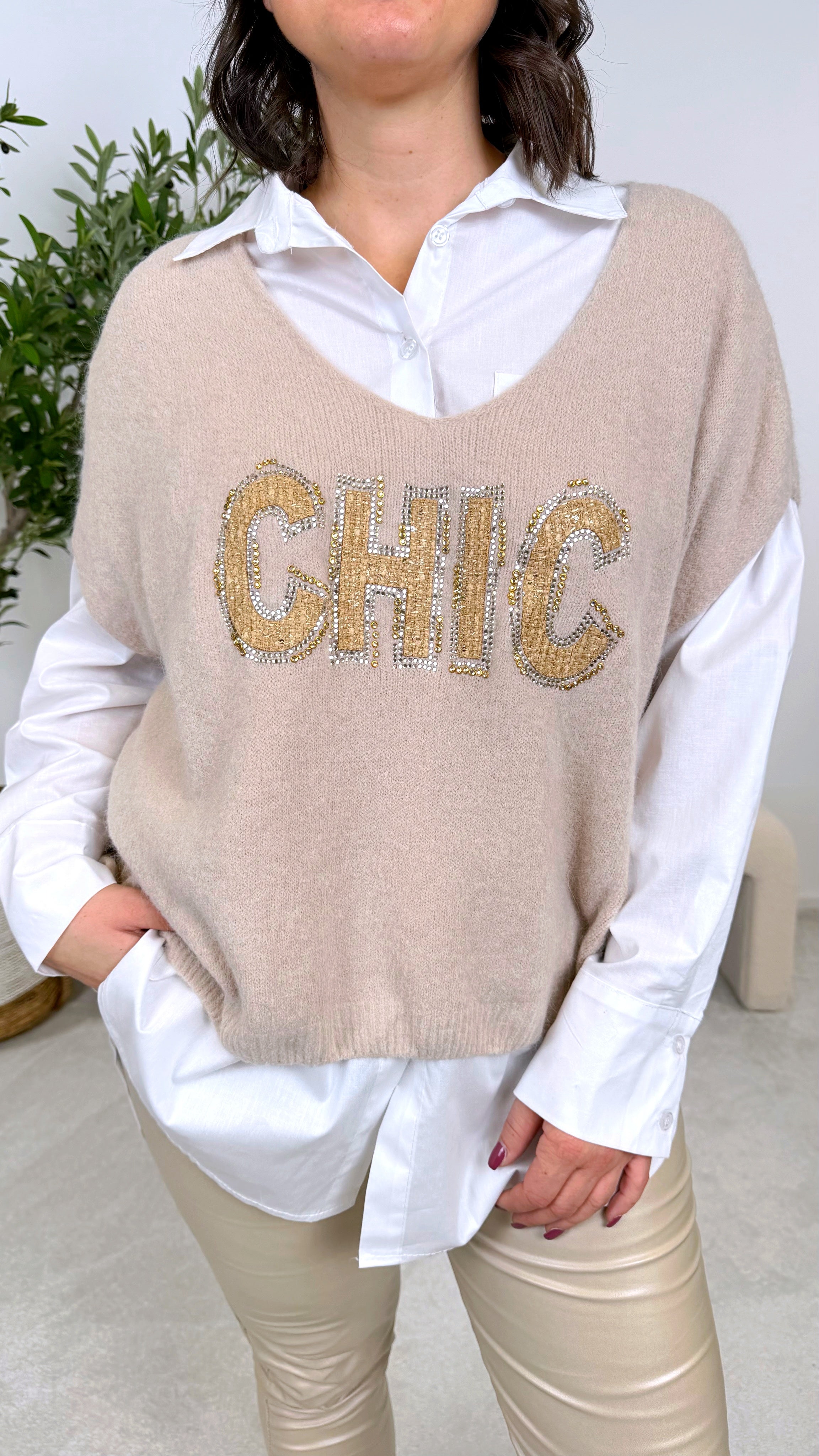 Pullunder Pure Chic *Taupe*