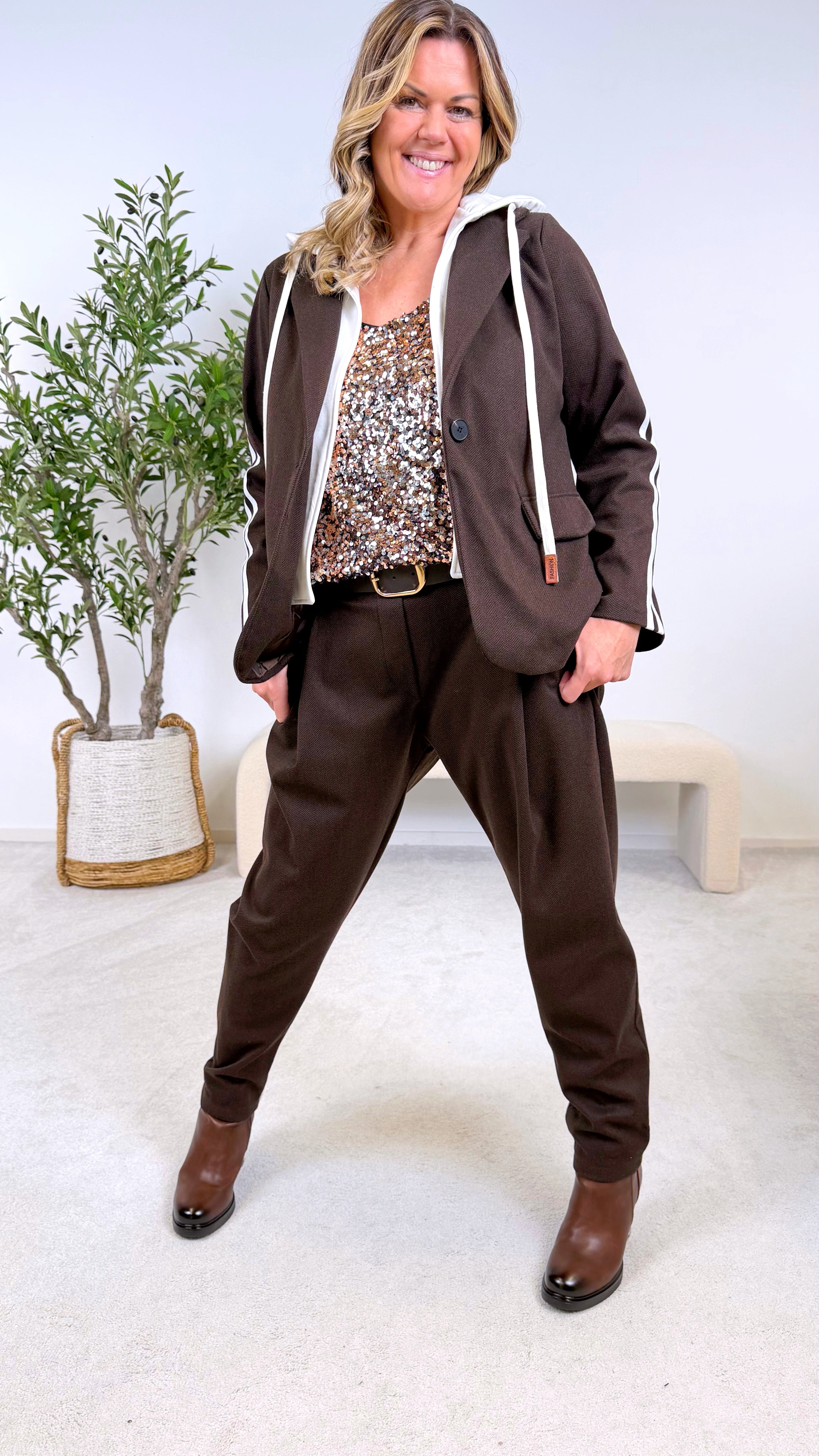 Blazer Glam Boss *Schoko*