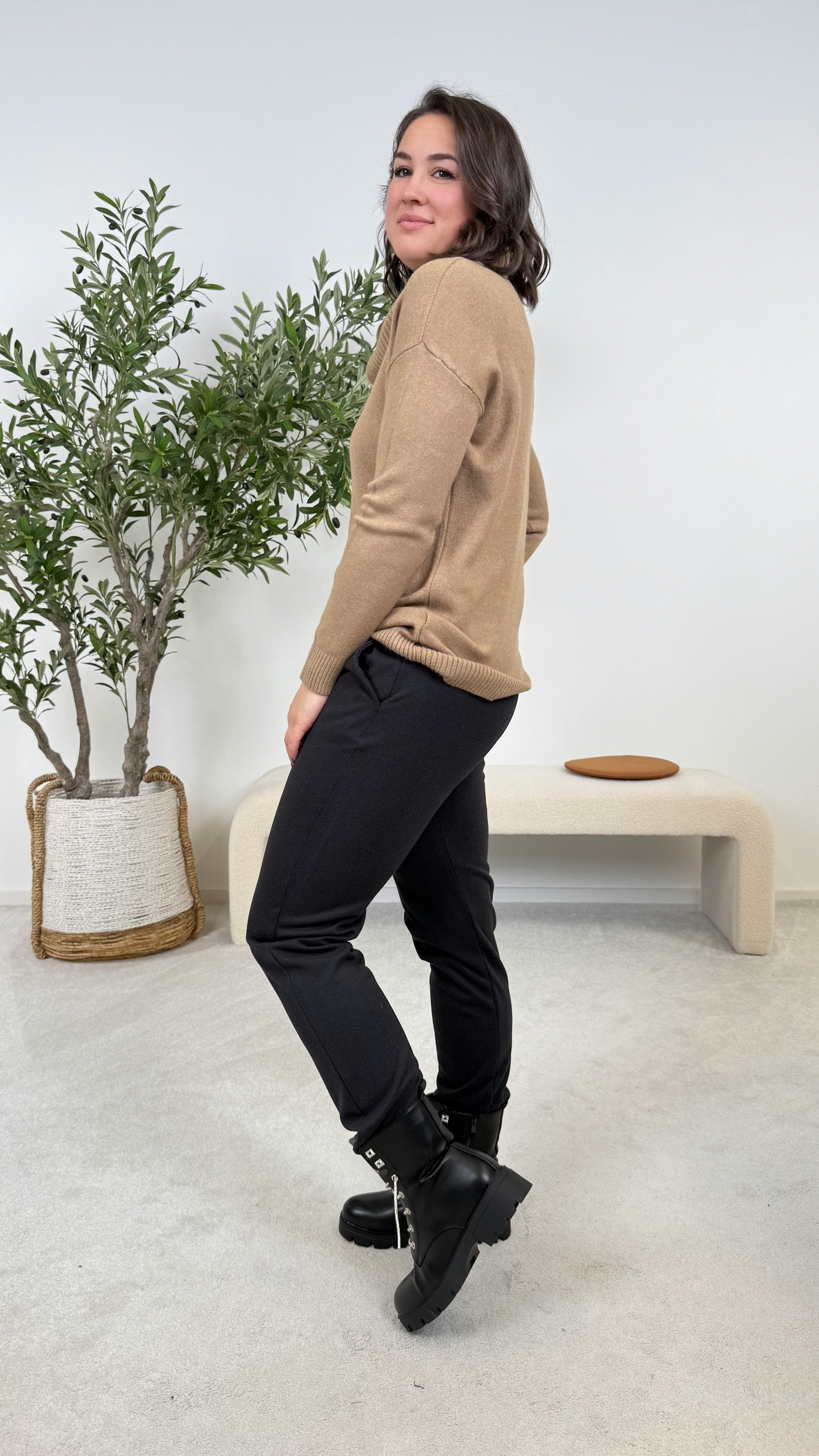 Rollkragenpullover Emerald Dream *Camel*